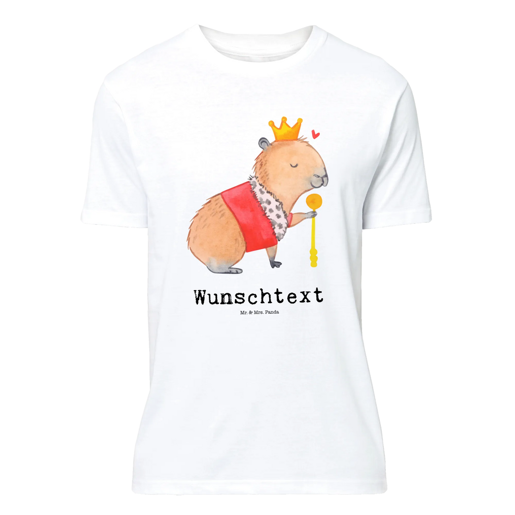 Personalisiertes T-Shirt Capybara König T-Shirt Personalisiert, T-Shirt mit Namen, T-Shirt mit Aufruck, Männer, Frauen, Tiermotive, Gute Laune, lustige Sprüche, Tiere, Capybara, König