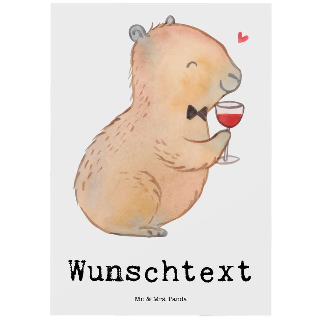 Personalisierte Postkarte Capybara Wein Postkarte mit Namen, Postkarte bedrucken, Postkarte mit Wunschtext, Postkarte personalisierbar, Geschenkkarte mit Namen, Grußkarte mit Namen, Karte mit Namen, Einladung mit Namen, Ansichtskarte mit Namen, Geschenkkarte mit Wunschtext, Grußkarte mit Wunschtext, Karte mit Wunschtext, Einladung mit Wunschtext, Ansichtskarte mit Wunschtext, Tiermotive, Gute Laune, lustige Sprüche, Tiere, Capybara Weinflasche, Weinliebhaber Geschenk, Capybara Zeichnung, Adrette Tiere, Panda Handzeichnung, Weintrinkendes Nagetier, Capybara Kunstwerk, Geschenk für Weinkenner, Stilvolles Capybara, Heiterer Capybara, Liebe zum Wein Spruch, Wein Spaßbild, Handgezeichnetes Capybara