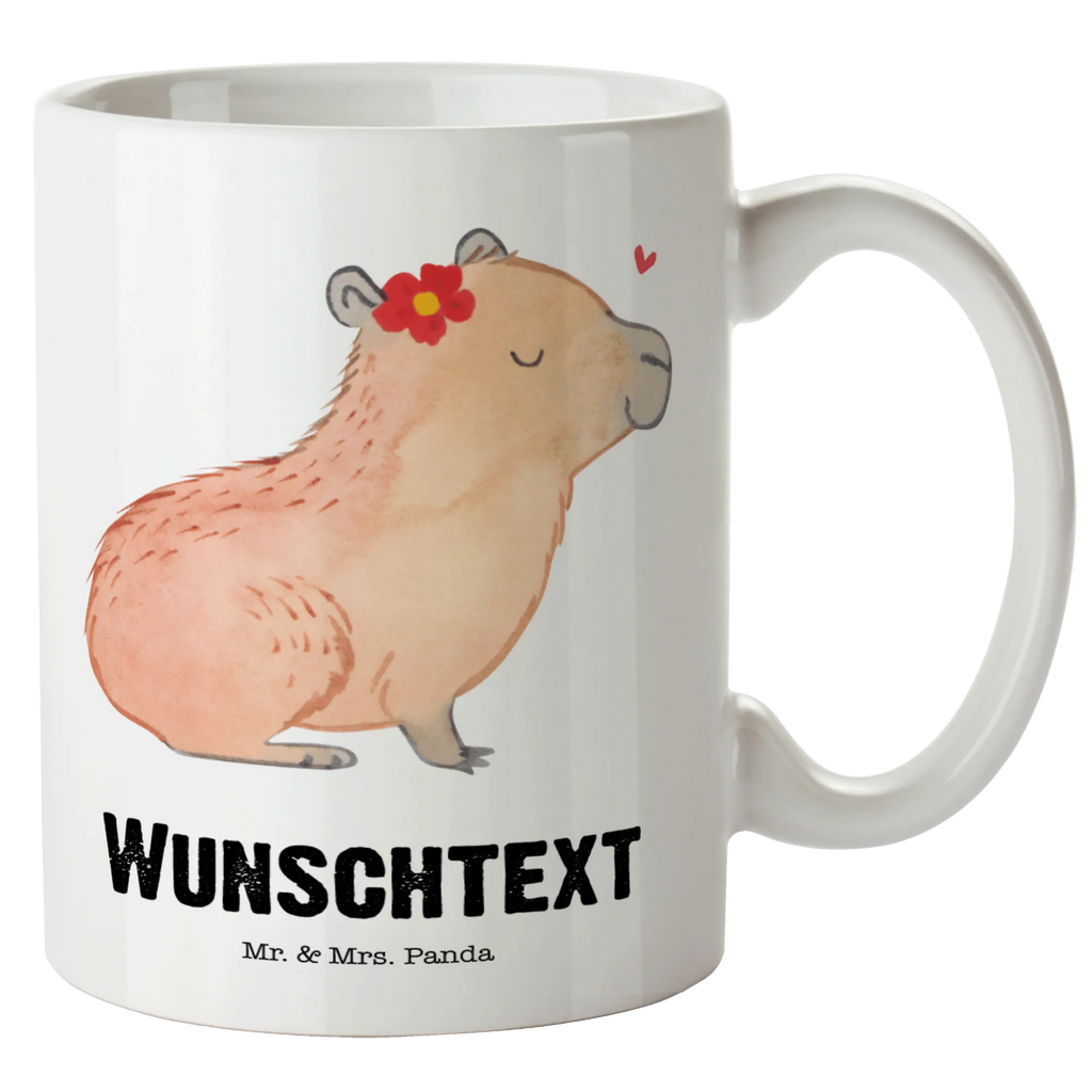 Personalisierte XL Tasse Capybara Blume Personalisierte XL Tasse, Personalisierte Große Tasse, Personalisierte Grosse Kaffeetasse, PErsonalisierter XL Becher, XL Teetasse mit Namen, XL Becher mit Namen, spülmaschinenfest, Jumbo Tasse, Groß, Personalisiert, XL Tasse mit Namen, XL Namenstasse, Jumbo Namenstasse, Tiermotive, Gute Laune, lustige Sprüche, Tiere, Capybara