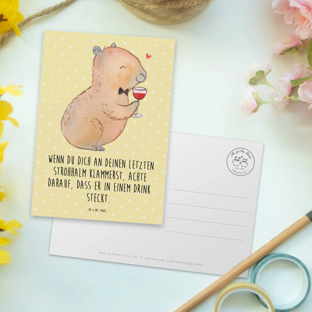 Postkarte Capybara Wein Postkarte, Karte, Geschenkkarte, Grußkarte, Einladung, Ansichtskarte, Geburtstagskarte, Einladungskarte, Dankeskarte, Ansichtskarten, Einladung Geburtstag, Einladungskarten Geburtstag, Tiermotive, Gute Laune, lustige Sprüche, Tiere, Capybara Weinflasche, Weinliebhaber Geschenk, Capybara Zeichnung, Adrette Tiere, Panda Handzeichnung, Weintrinkendes Nagetier, Capybara Kunstwerk, Geschenk für Weinkenner, Stilvolles Capybara, Heiterer Capybara, Liebe zum Wein Spruch, Wein Spaßbild, Handgezeichnetes Capybara