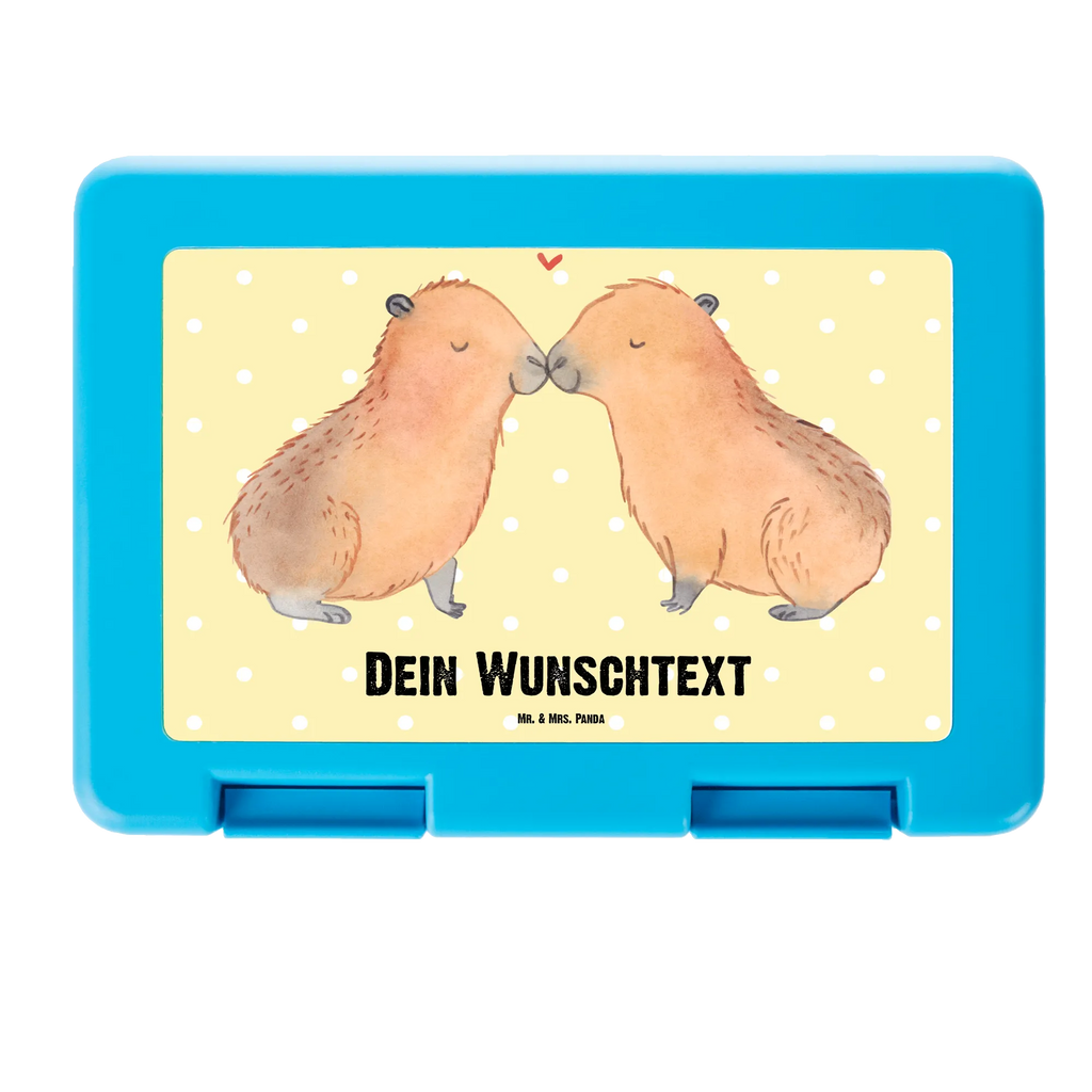 Personalisierte Brotdose Capybara Liebe Brotdose personalisiert, Brotbox, Snackbox, Lunch box, Butterbrotdose, Brotzeitbox, Tiermotive, Gute Laune, lustige Sprüche, Tiere, Capybara, Liebe, verliebt, Paar, Jahrestag, Kuschel Capybaras, Tierliebe, Romantisches Geschenk, Handgezeichnet, Verschmolzen, Geschenkidee, Beziehung, Partnertiere, Ich bin deins, Du bist meins, Liebesspruch, Herzlich, Valentinstag, Ehejubiläum, Liebesbeweis