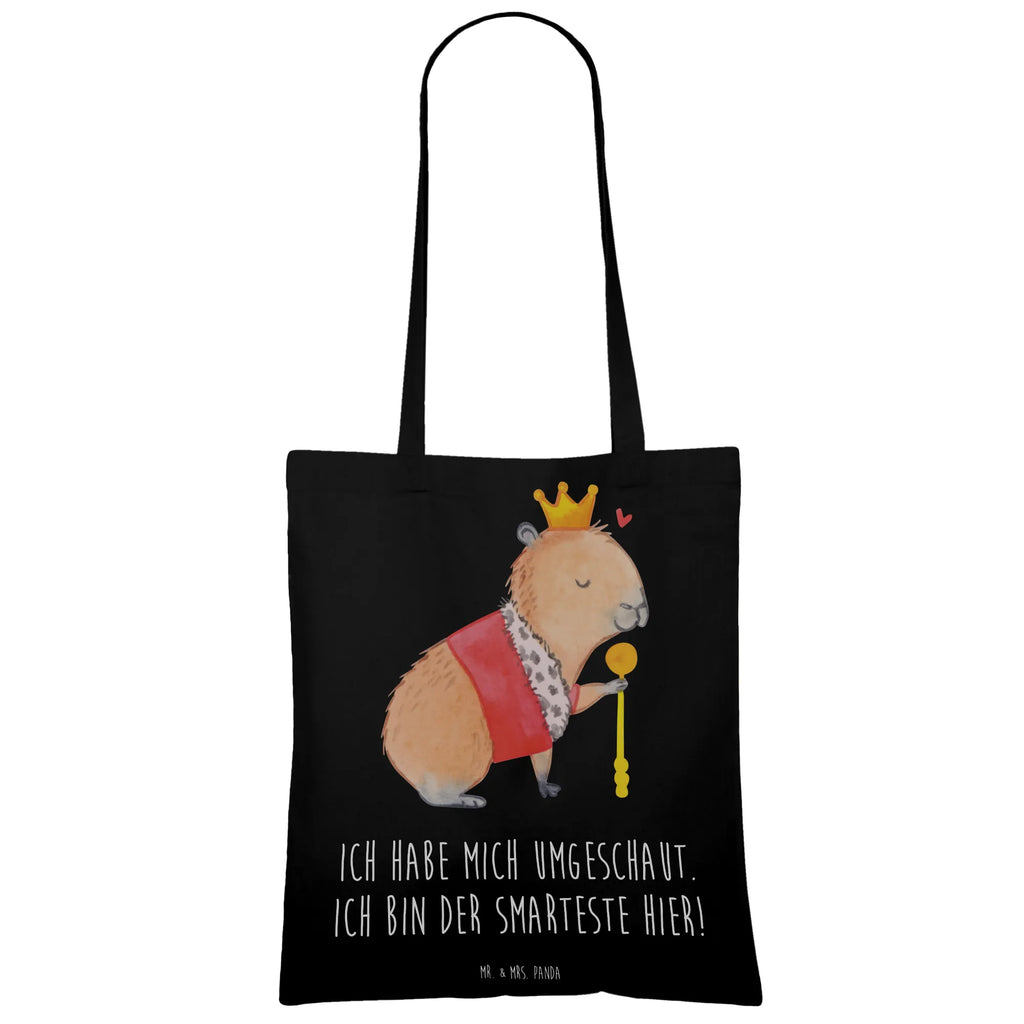 Tragetasche Capybara König Beuteltasche, Beutel, Einkaufstasche, Jutebeutel, Stoffbeutel, Tasche, Shopper, Umhängetasche, Strandtasche, Schultertasche, Stofftasche, Tragetasche, Badetasche, Jutetasche, Einkaufstüte, Laptoptasche, Tiermotive, Gute Laune, lustige Sprüche, Tiere, Capybara, König