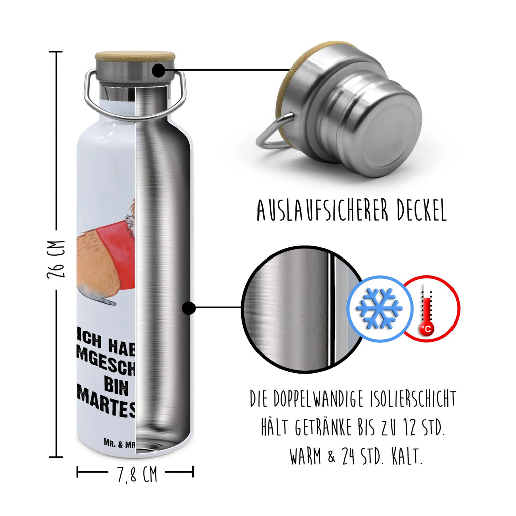 Trinkflasche Capybara König Thermosflasche, Isolierflasche, Edelstahl, Trinkflasche, isoliert, Wamrhaltefunktion, Sportflasche, Flasche zum Sport, Sportlerflasche, Tiermotive, Gute Laune, lustige Sprüche, Tiere, Capybara, König