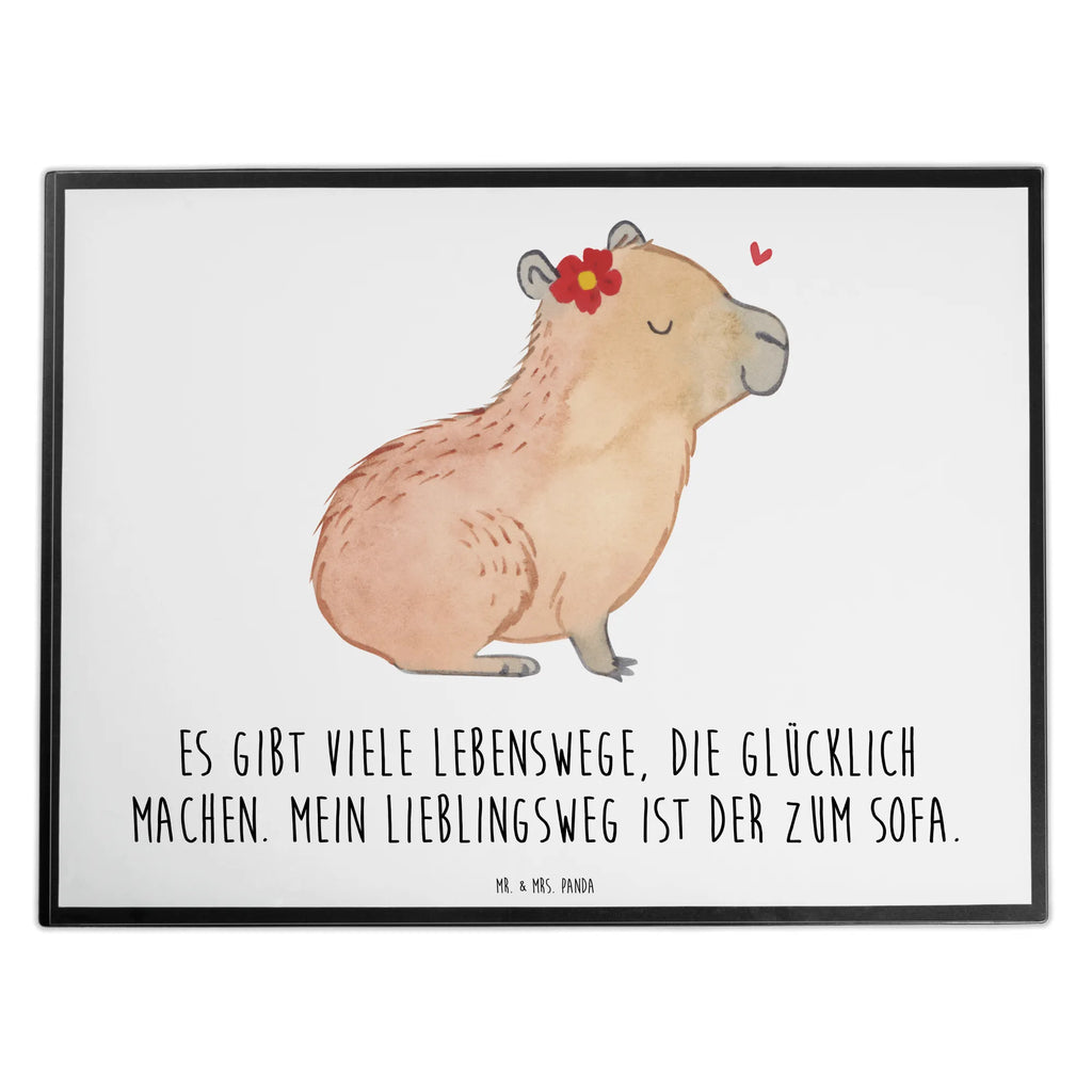 Schreibtischunterlage Capybara Blume Schreibunterlage, Schreibtischauflage, Bürobedarf, Büroartikel, Schreibwaren, Schreibtisch Unterlagen, Schreibtischunterlage Groß, Tiermotive, Gute Laune, lustige Sprüche, Tiere, Capybara