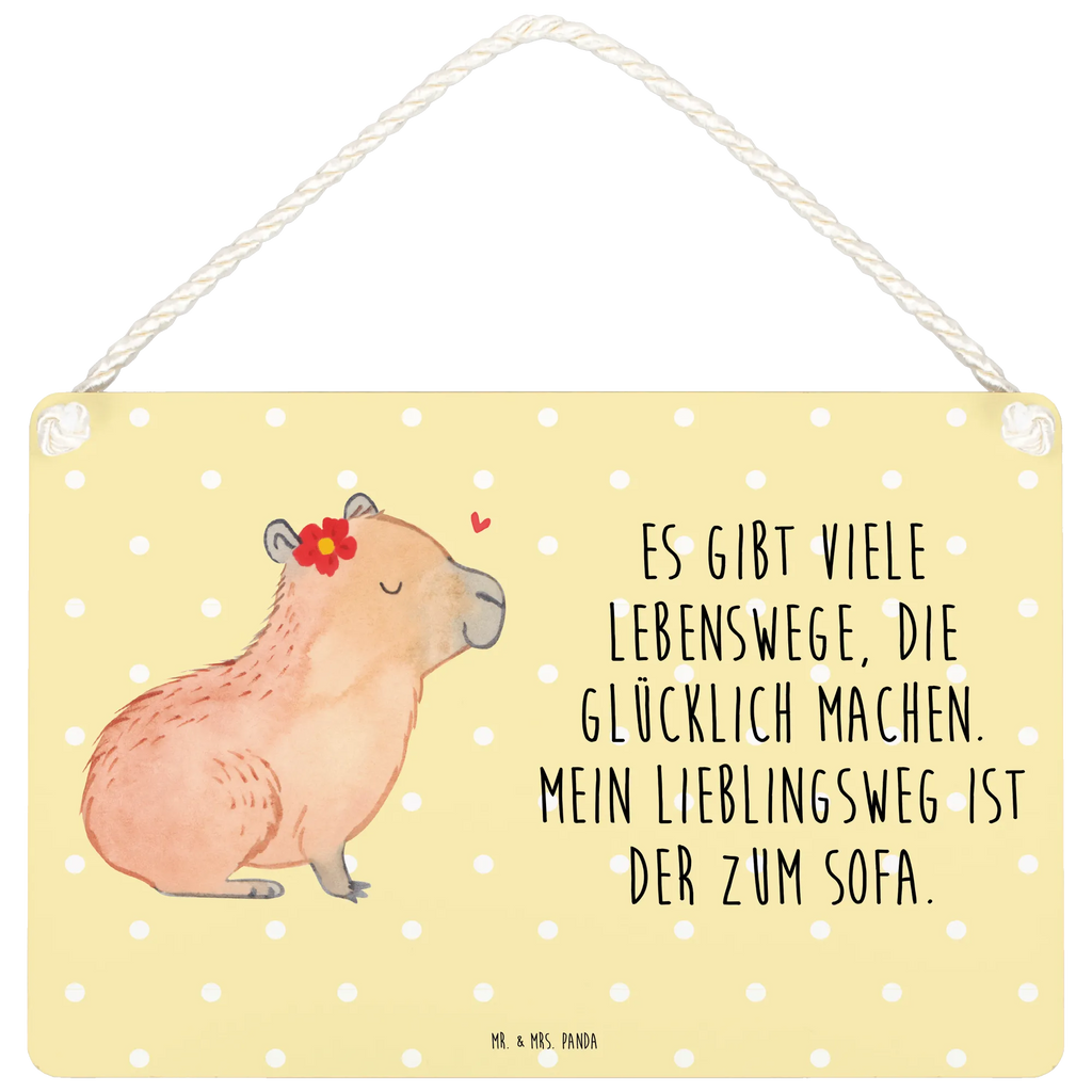 Deko Schild Capybara Blume Dekoschild, Deko Schild, Schild, Tür Schild, Türschild, Holzschild, Wandschild, Wanddeko, Tiermotive, Gute Laune, lustige Sprüche, Tiere, Capybara