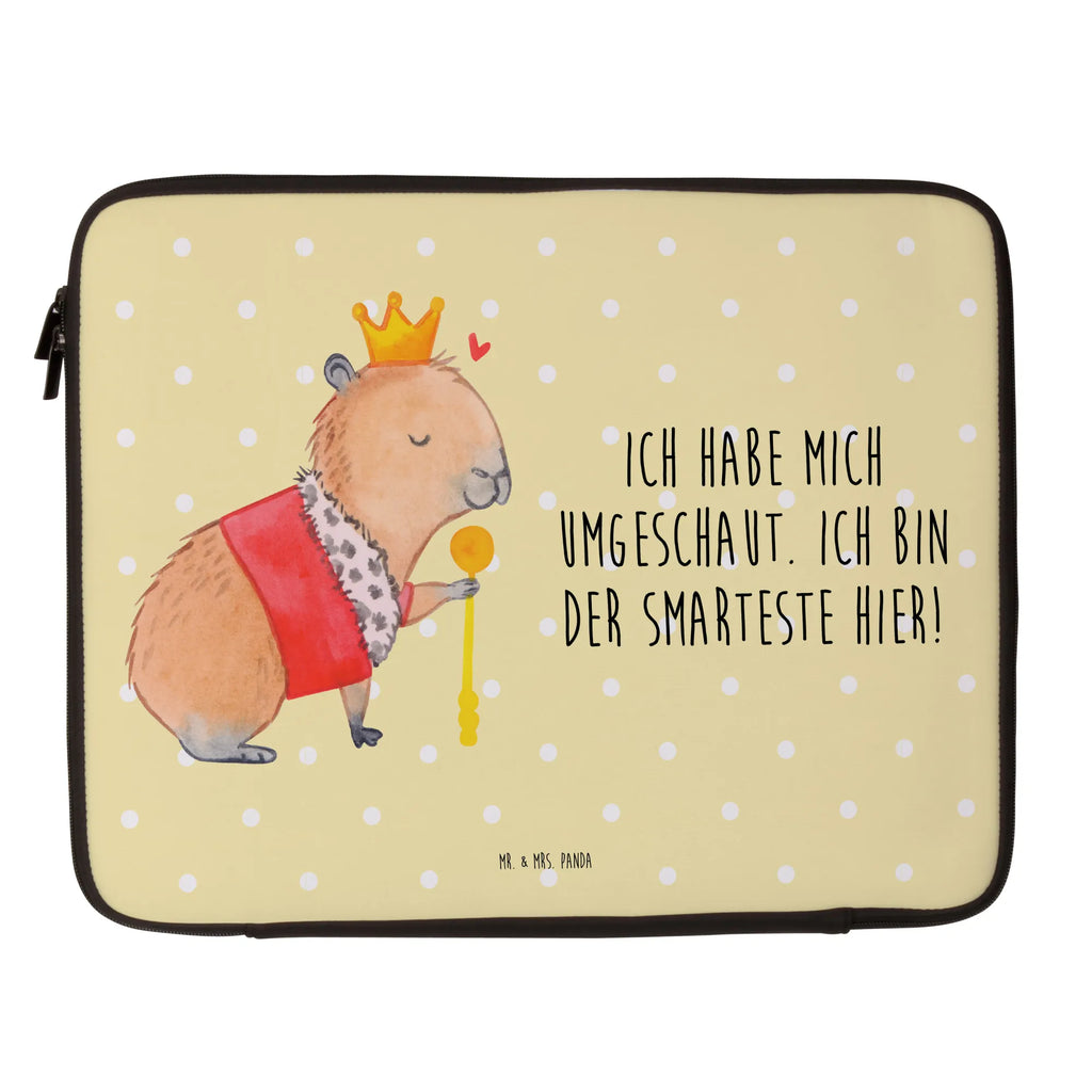 Notebook Tasche Capybara König Notebook Tasche, Laptop, Computertasche, Tasche, Notebook-Tasche, Notebook-Reisehülle, Notebook Schutz, Tiermotive, Gute Laune, lustige Sprüche, Tiere, Capybara, König