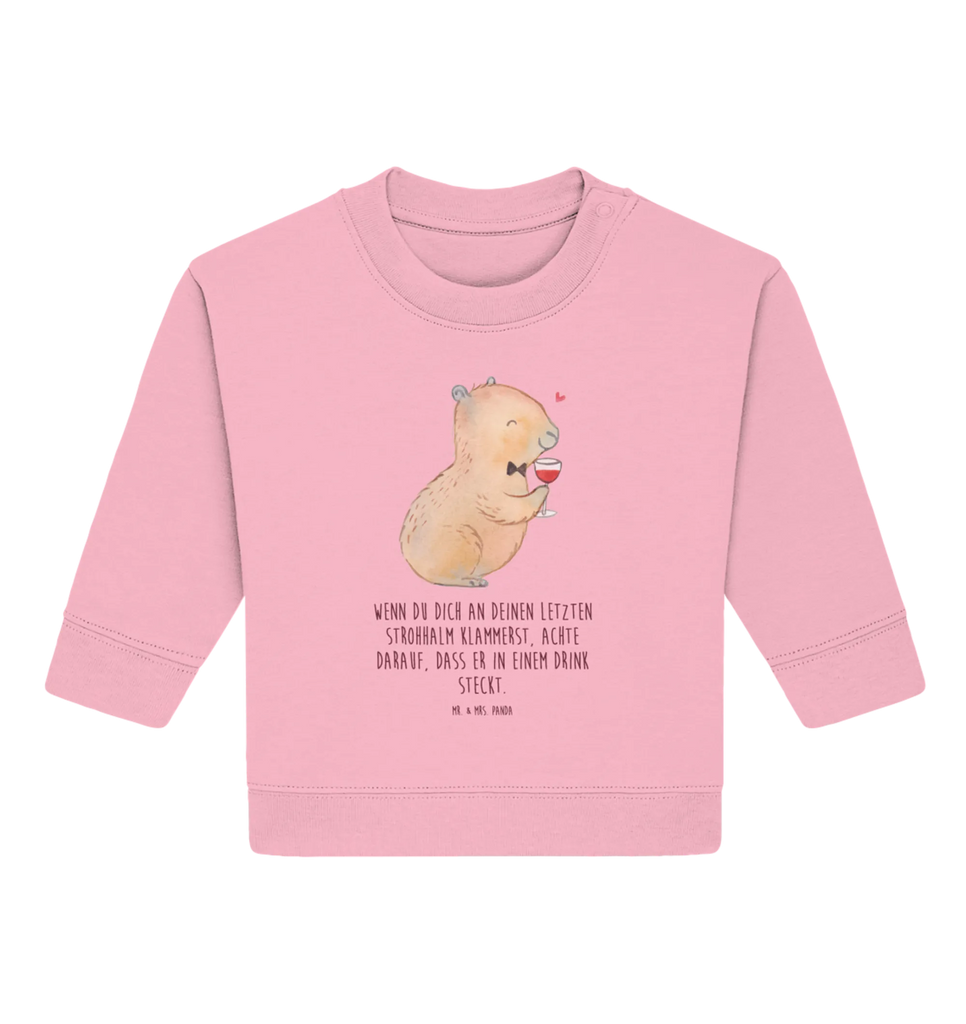 Organic Baby Pullover Capybara Wein Baby Bullover, Baby Sweatshirt, Tiermotive, Gute Laune, lustige Sprüche, Tiere, Capybara Weinflasche, Weinliebhaber Geschenk, Capybara Zeichnung, Adrette Tiere, Panda Handzeichnung, Weintrinkendes Nagetier, Capybara Kunstwerk, Geschenk für Weinkenner, Stilvolles Capybara, Heiterer Capybara, Liebe zum Wein Spruch, Wein Spaßbild, Handgezeichnetes Capybara