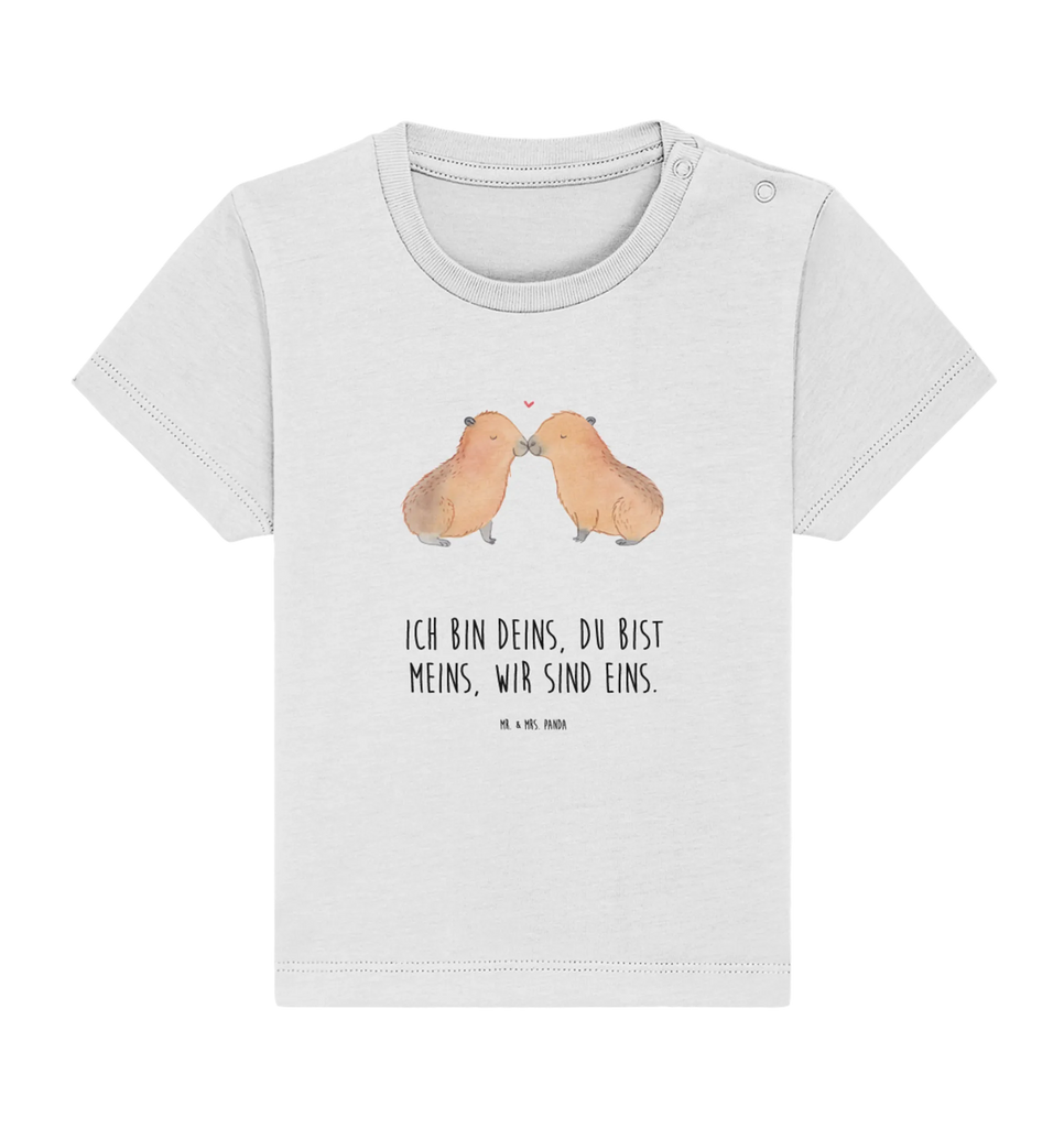 Organic Baby Shirt Capybara Liebe Baby T-Shirt, Jungen Baby T-Shirt, Mädchen Baby T-Shirt, Shirt, Tiermotive, Gute Laune, lustige Sprüche, Tiere, Capybara, Liebe, verliebt, Paar, Jahrestag, Kuschel Capybaras, Tierliebe, Romantisches Geschenk, Handgezeichnet, Verschmolzen, Geschenkidee, Beziehung, Partnertiere, Ich bin deins, Du bist meins, Liebesspruch, Herzlich, Valentinstag, Ehejubiläum, Liebesbeweis