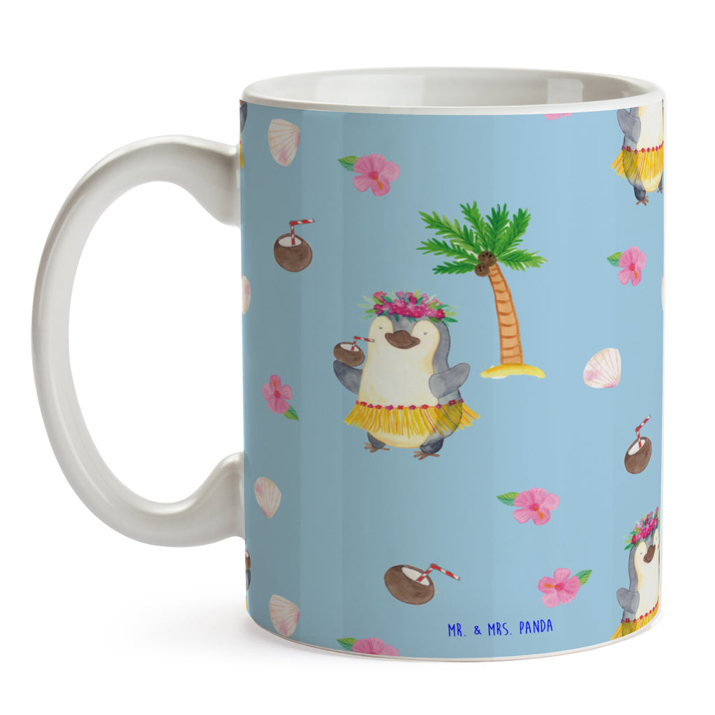 Tasse Pinguin Kokosnuss Muster Tasse, Kaffeetasse, Teetasse, Becher, Kaffeebecher, Teebecher, Keramiktasse, Porzellantasse, Büro Tasse, Geschenk Tasse, Tasse Sprüche, Tasse Motive, Kaffeetassen, Tasse bedrucken, Designer Tasse, Cappuccino Tassen, Schöne Teetassen, Pinguin, Aloha, Hawaii, Urlaub, Kokosnuss, Pinguine