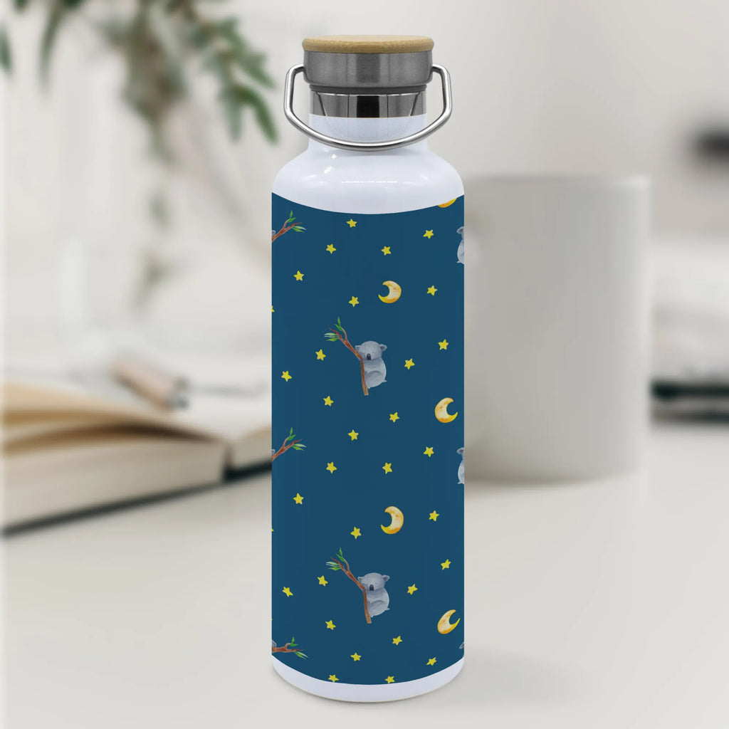 Trinkflasche Koalabär Muster Thermosflasche, Isolierflasche, Edelstahl, Trinkflasche, isoliert, Wamrhaltefunktion, Sportflasche, Flasche zum Sport, Sportlerflasche, Tiermotive, Gute Laune, lustige Sprüche, Tiere, Koala, träumen, Traum, schlafen, Schlafzimmer, Traumland, Bär, Koalabär