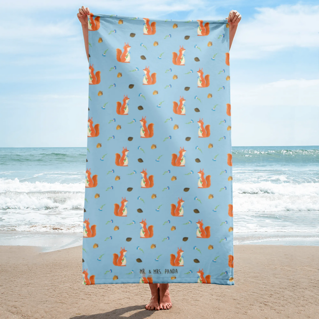 XL Badehandtuch Eichhörnchen Blume Muster Handtuch, Badetuch, Duschtuch, Strandtuch, Saunatuch, Tiermotive, Gute Laune, lustige Sprüche, Tiere, Eichhörnchen, Eichhorn, Spruch positiv, Lachen, Spaß, Motivation Sprüche, Motivation Bilder, glücklich Spruch, Spruch Deko