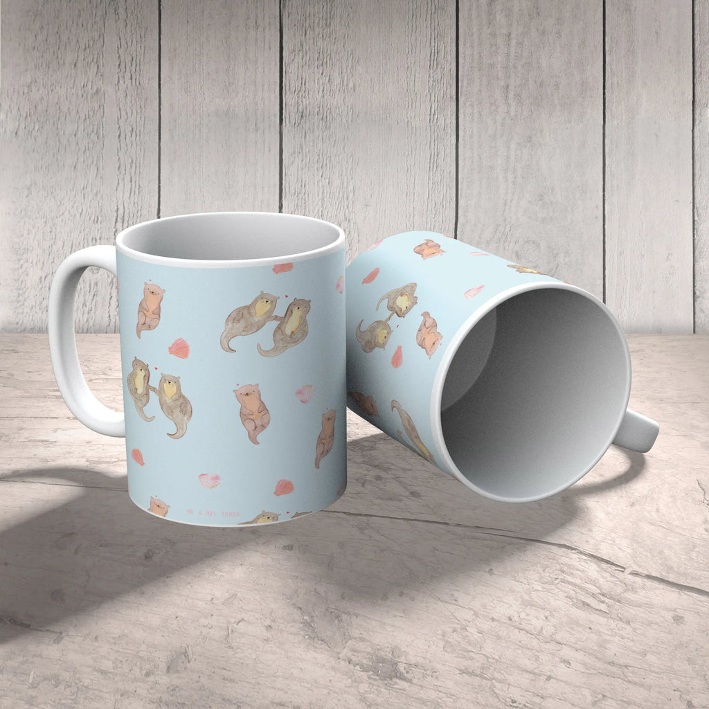 Tasse Otter Hände halten Muster Tasse, Kaffeetasse, Teetasse, Becher, Kaffeebecher, Teebecher, Keramiktasse, Porzellantasse, Büro Tasse, Geschenk Tasse, Tasse Sprüche, Tasse Motive, Kaffeetassen, Tasse bedrucken, Designer Tasse, Cappuccino Tassen, Schöne Teetassen, Otter, Fischotter, Seeotter, Otter Seeotter See Otter