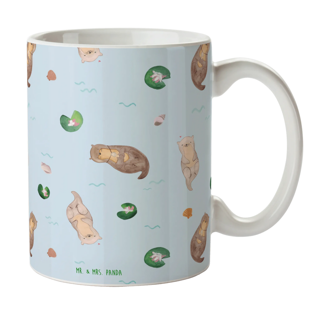 Tasse Otter Muschel Muster Tasse, Kaffeetasse, Teetasse, Becher, Kaffeebecher, Teebecher, Keramiktasse, Porzellantasse, Büro Tasse, Geschenk Tasse, Tasse Sprüche, Tasse Motive, Kaffeetassen, Tasse bedrucken, Designer Tasse, Cappuccino Tassen, Schöne Teetassen, Otter, Fischotter, Seeotter, Otterliebe, grübeln, träumen, Motivation, Tagträumen, Büro