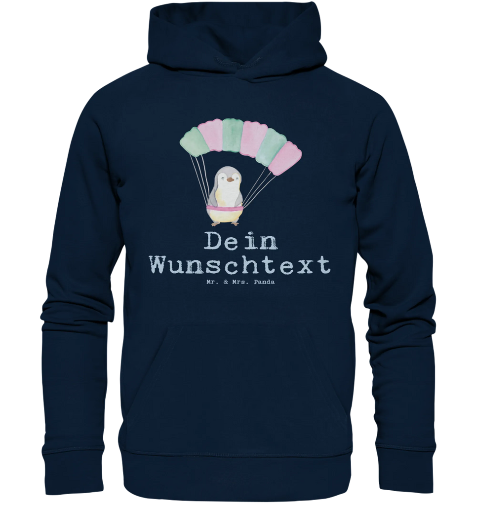 Personalisierter Hoodie Pinguin Fallschirm springen Personalisierter Hoodie, Namens-Hoodie, Wunschtext-Hoodie, Text-Hoodie, Hoodie mit Spruch, Hoodie mit Logo, Hoodie mit Bild, Hoodie mit Foto, Hoodie mit Design, Hoodie mit Aufdruck, Kapuzenpullover mit Wunschtext, Kapuzenpullover mit Wunschname, Kapuzenpullover mit Namen, Kapuzenpullover personalisiert, Unisex Hoodie personalisiert, Hoodie Männer personalisiert, Hoodie Frauen personalisiert, Kapuzenpullover Männer personalisiert, Kapuzenpullover Frauen personalisiert, Oberteil personalisiert, Geschenk, Sport, Sportart, Hobby, Schenken, Danke, Dankeschön, Auszeichnung, Gewinn, Sportler, Fallschirmspringen, Skydive, Fallschirmsprung