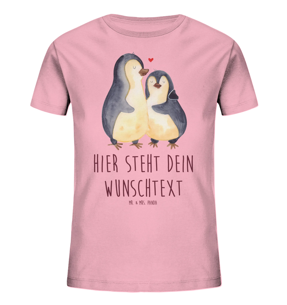 Personalisiertes Kinder T-Shirt Pinguin umarmen Personalisiertes Kinder T-Shirt, Pinguin, Liebe, Liebespaar, Liebesbeweis, Liebesgeschenk, Verlobung, Jahrestag, Hochzeitstag, Hochzeit, Hochzeitsgeschenk