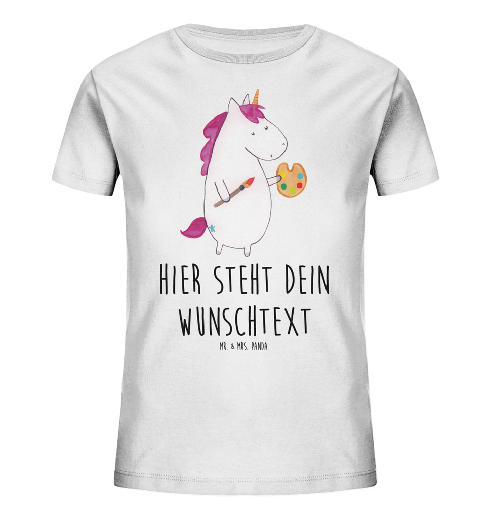 Personalisiertes Kinder T-Shirt Einhorn Künstler Personalisiertes Kinder T-Shirt, Einhorn, Einhörner, Einhorn Deko, Unicorn, Englisch, Künstler, Artist, Malen, Zeichnen, Welt, Farbe, Stift, Pinsel, Geschenk, Maler