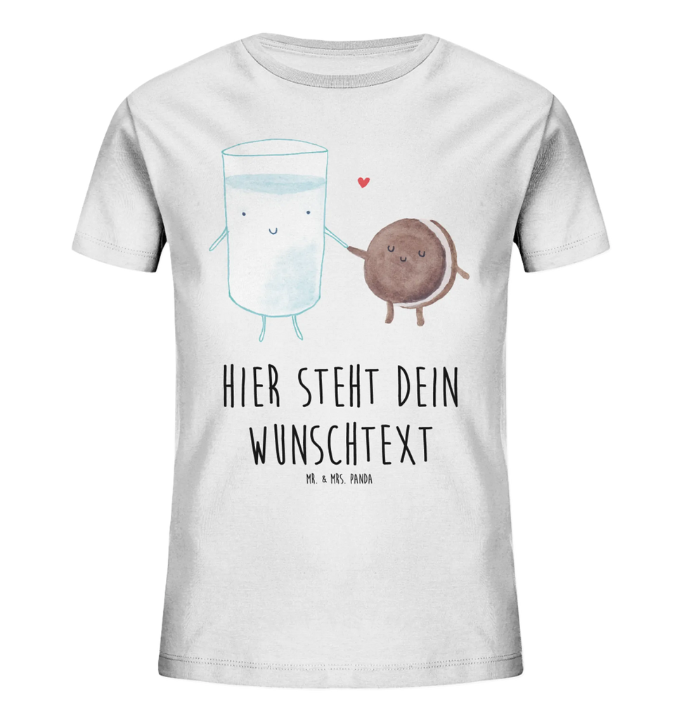 Personalisiertes Kinder T-Shirt Milch Keks Personalisiertes Kinder T-Shirt, Tiermotive, Gute Laune, lustige Sprüche, Tiere, Milk, Cookie, Milch, Keks, Kekse, Kaffee, Einladung Frühstück, Motiv süß, romantisch, perfektes Paar