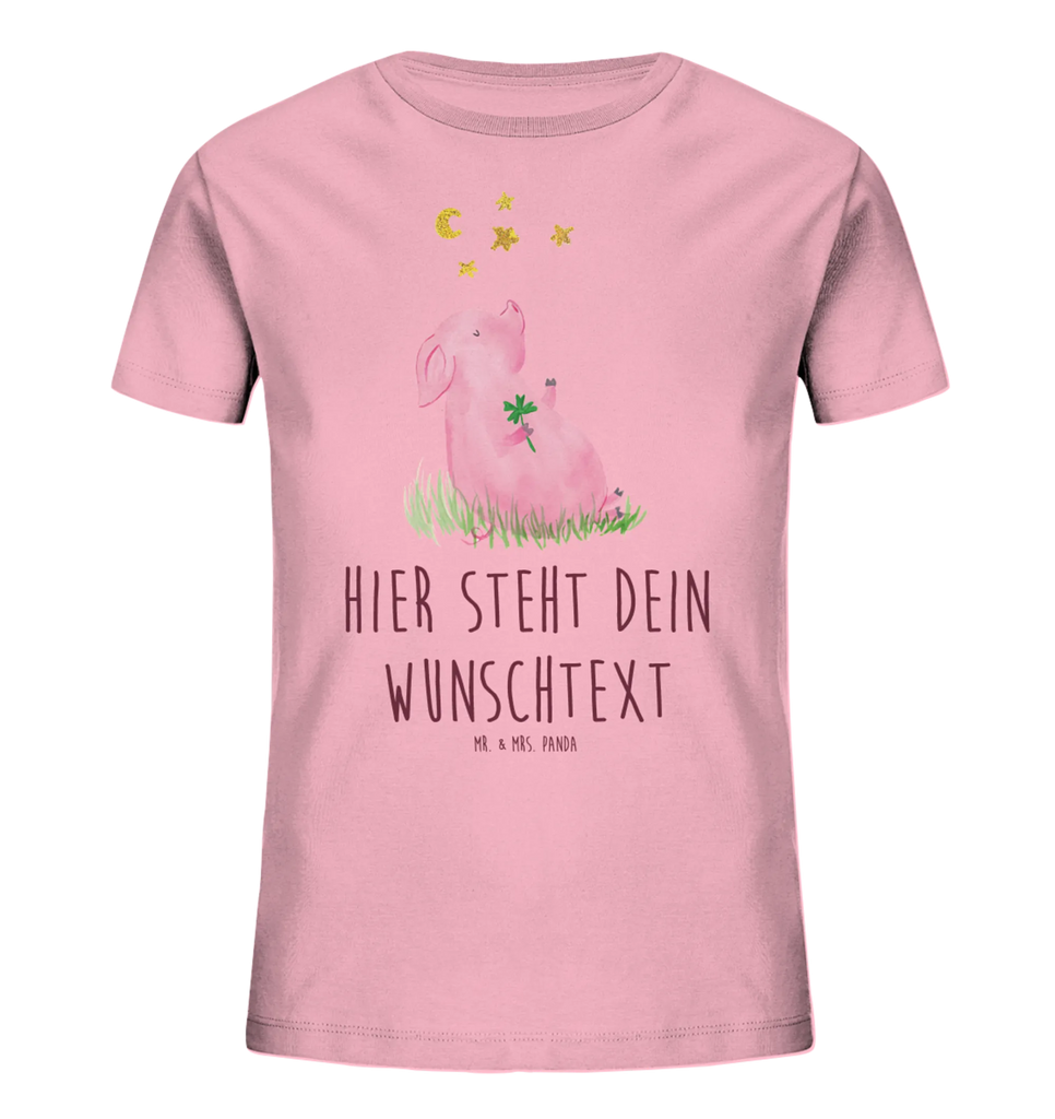 Personalisiertes Kinder T-Shirt Schwein Glück Personalisiertes Kinder T-Shirt, Tiermotive, Gute Laune, lustige Sprüche, Tiere, Glücksschwein. Glück, Schwein, Schweinchen, Sterne, Sernchen, Ziele, Träume, Motivation, Glücksbringer