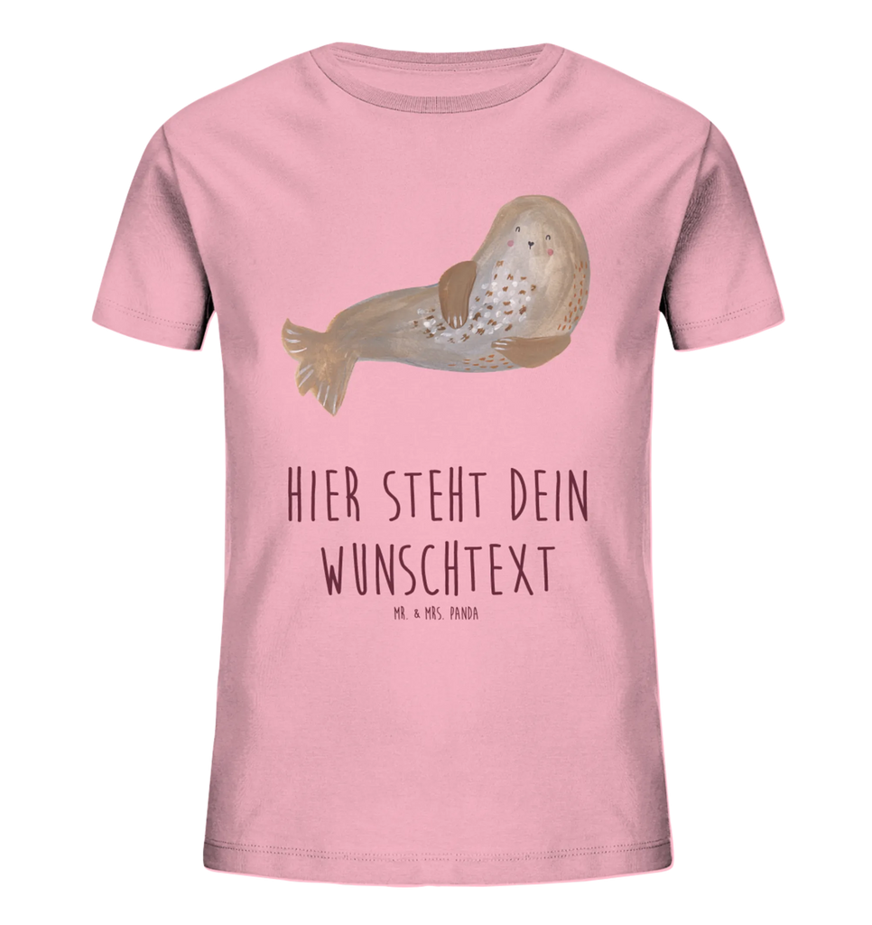 Personalisiertes Kinder T-Shirt Robbe Lachen Personalisiertes Kinder T-Shirt, Tiermotive, Gute Laune, lustige Sprüche, Tiere, Robbe, Robben, Seehund, Strand, Meerestier, Ostsee, Nordsee