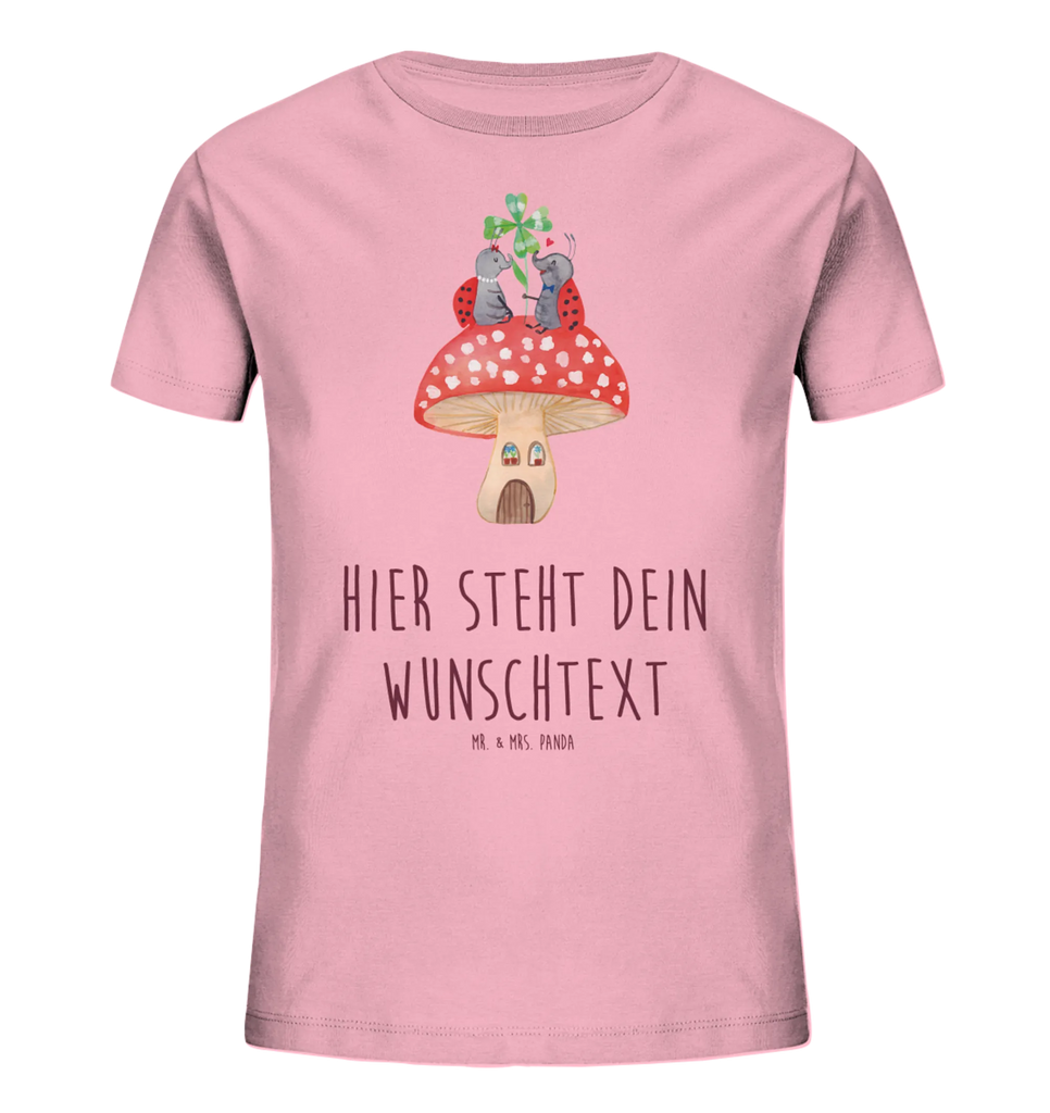 Personalisiertes Kinder T-Shirt Marienkäfer Fliegenpilz Personalisiertes Kinder T-Shirt, Tiermotive, Gute Laune, lustige Sprüche, Tiere, Haus, Wohnung, zuhause, Fliegenpilz, Marienkäfer, Fleigenpilzhaus