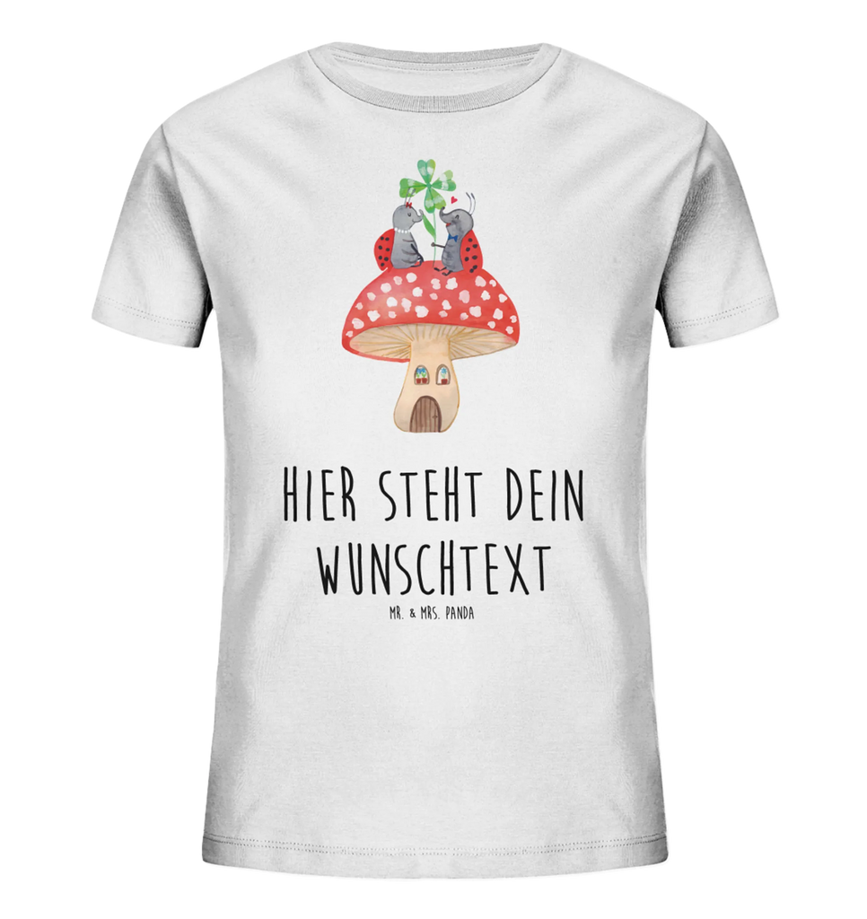 Personalisiertes Kinder T-Shirt Marienkäfer Fliegenpilz Personalisiertes Kinder T-Shirt, Tiermotive, Gute Laune, lustige Sprüche, Tiere, Haus, Wohnung, zuhause, Fliegenpilz, Marienkäfer, Fleigenpilzhaus