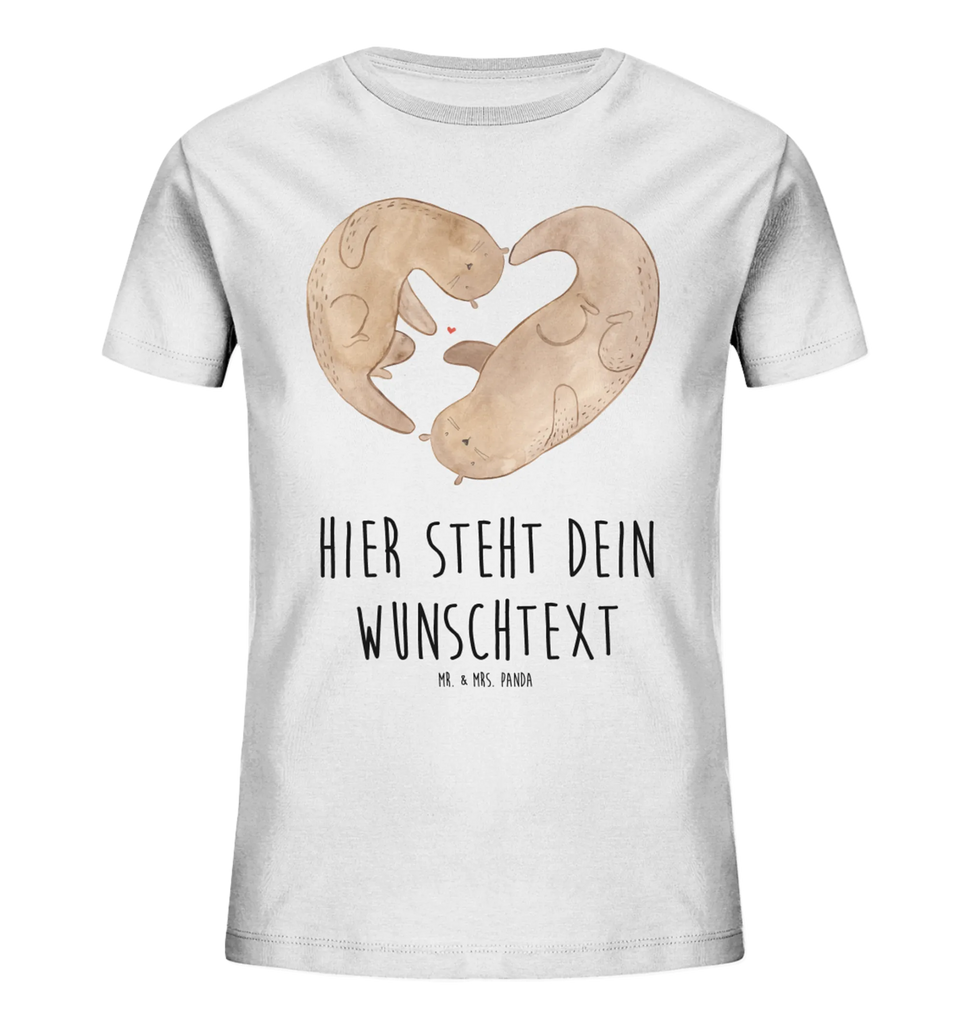 Personalisiertes Kinder T-Shirt Otter Herz Personalisiertes Kinder T-Shirt, Otter, Fischotter, Seeotter, Liebe, Herz, Liebesbeweis, Liebesgeschenk, Bessere Hälfte, Love you, Jahrestag, Hochzeitstag, Verlobung, gemeinsames Leben