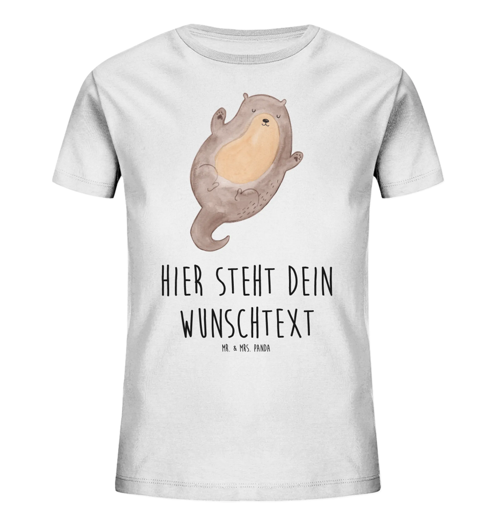 Personalisiertes Kinder T-Shirt Otter Umarmen Personalisiertes Kinder T-Shirt, Otter, Fischotter, Seeotter, Otter Seeotter See Otter