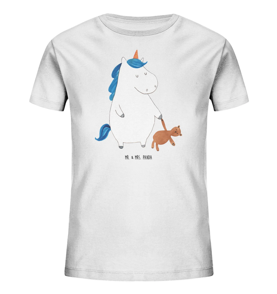 Organic Kinder T-Shirt Einhorn Teddy Kinder T-Shirt, Kinder T-Shirt Mädchen, Kinder T-Shirt Jungen, Einhorn, Einhörner, Einhorn Deko, Pegasus, Unicorn, schlafen, gute Nacht, Single, Bett, Träumen, Freundin, Singleleben