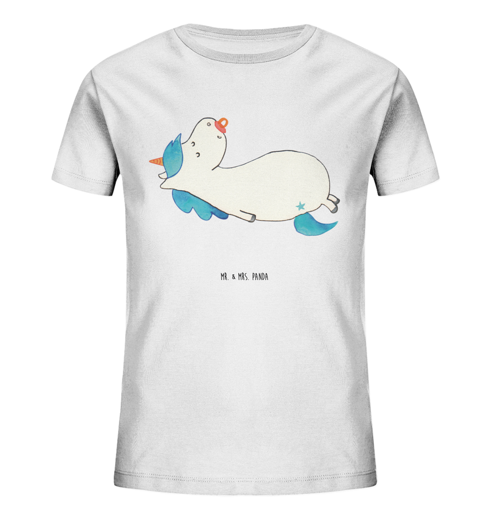 Organic Kinder T-Shirt Einhorn Schnuller Kinder T-Shirt, Kinder T-Shirt Mädchen, Kinder T-Shirt Jungen, Einhorn, Einhörner, Einhorn Deko, Pegasus, Unicorn, Baby, Kleinkind, Geburt, Geburtstag, Säugling, Schnuller, Geschenk Geburt, Mutter, Mama