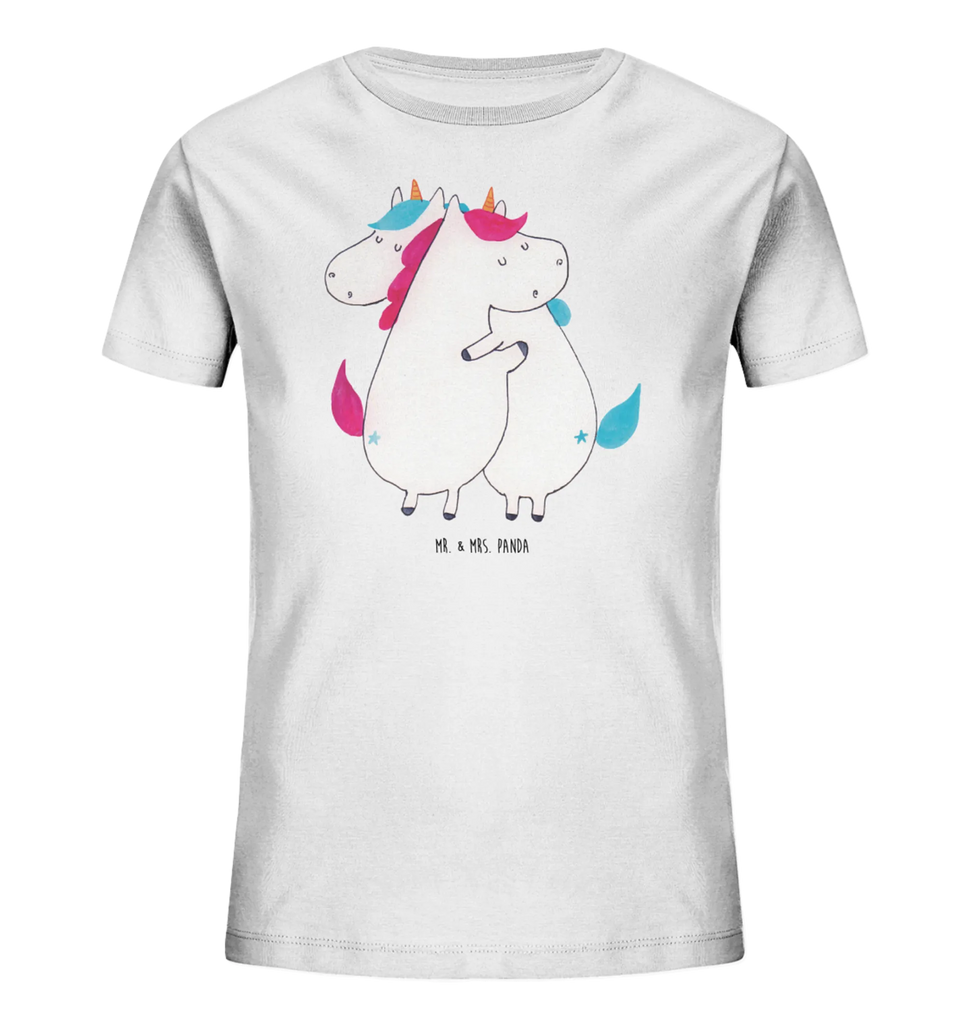 Organic Kinder T-Shirt Einhörner Umarmen Kinder T-Shirt, Kinder T-Shirt Mädchen, Kinder T-Shirt Jungen, Einhorn, Einhörner, Einhorn Deko, Pegasus, Unicorn, Freundinnen, Freundin, BFF, Schwester, Schwestern, Familie, Geschwister, Sister, Liebe