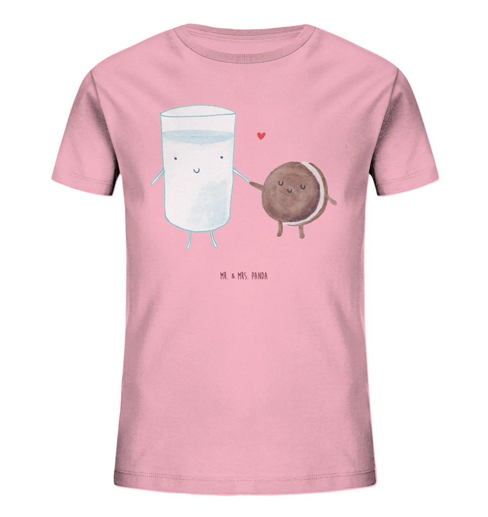 Organic Kinder T-Shirt Milch Keks Kinder T-Shirt, Kinder T-Shirt Mädchen, Kinder T-Shirt Jungen, Tiermotive, Gute Laune, lustige Sprüche, Tiere, Milk, Cookie, Milch, Keks, Kekse, Kaffee, Einladung Frühstück, Motiv süß, romantisch, perfektes Paar