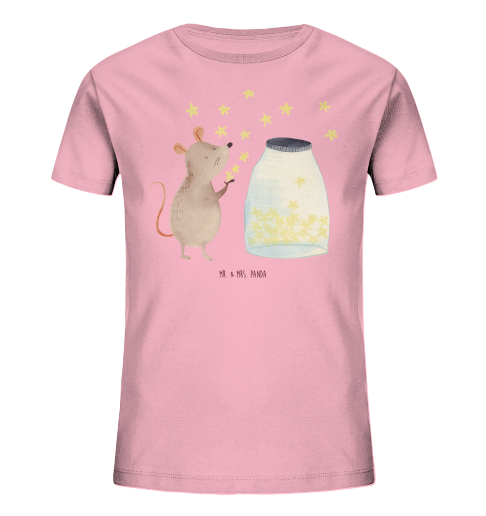 Organic Kinder T-Shirt Maus Sterne Kinder T-Shirt, Kinder T-Shirt Mädchen, Kinder T-Shirt Jungen, Tiermotive, Gute Laune, lustige Sprüche, Tiere, Maus, Sterne, Wunsch, Kind, Taufe, Taufgeschenk, Geburt, Schwangerschaft, erstes Kind, Kindergeburtstag, Geburtstag, Hoffnung, Träume