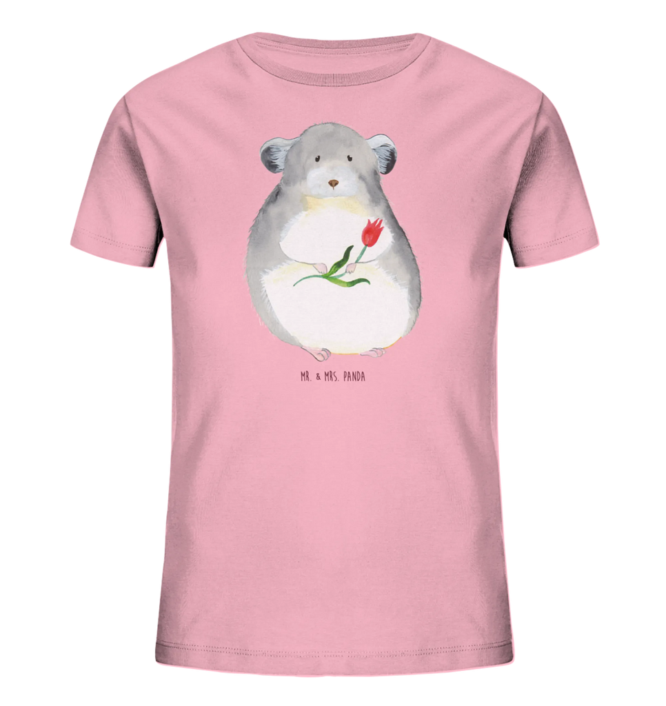 Organic Kinder T-Shirt Chinchilla Blume Kinder T-Shirt, Kinder T-Shirt Mädchen, Kinder T-Shirt Jungen, Tiermotive, Gute Laune, lustige Sprüche, Tiere, Chinchilla, Chinchillas, Liebeskummer, Kummer, Depressionen, traurig sein, Chaos, Glücklichsein, Büro, Büroalltag