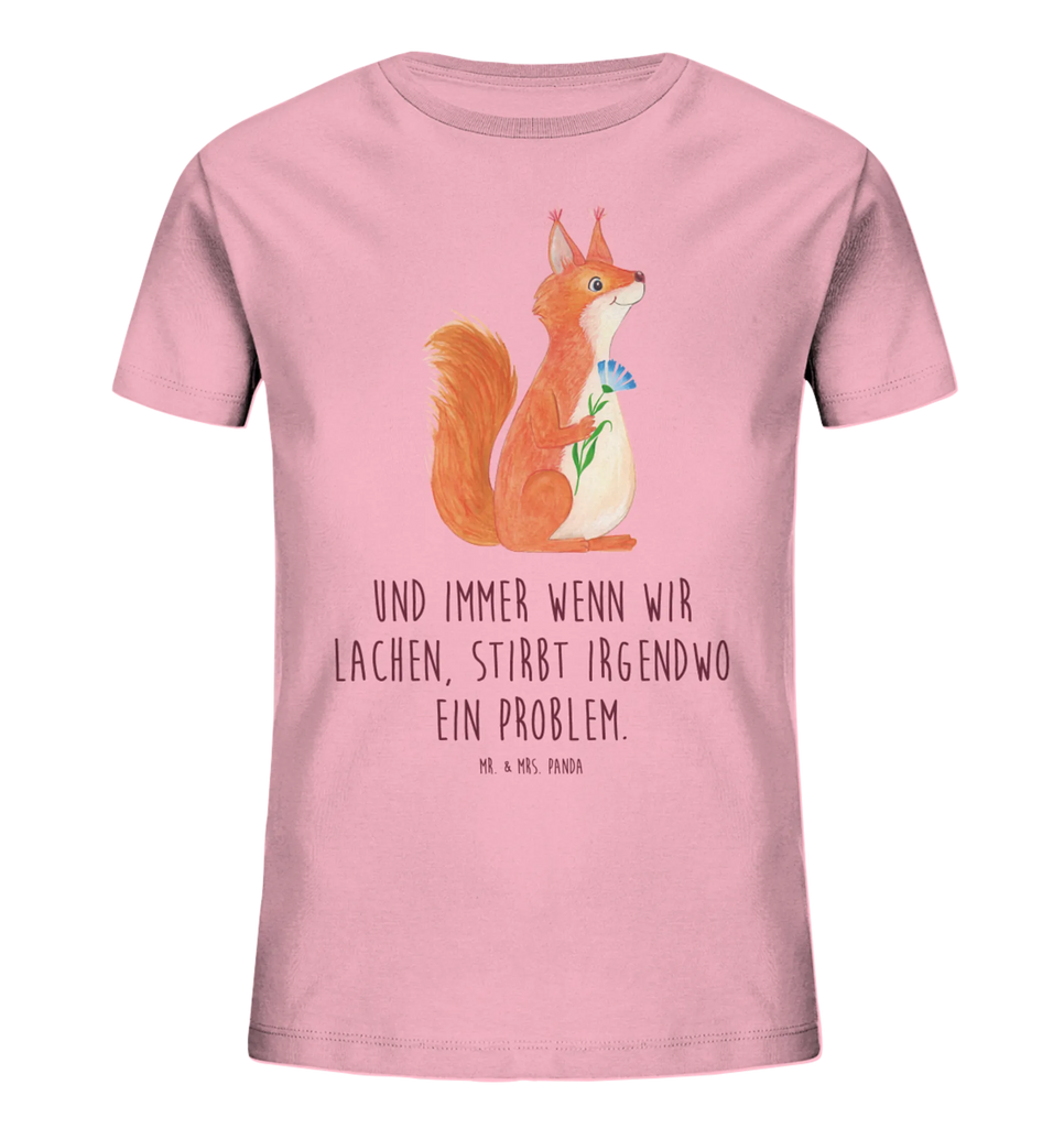 Organic Kinder T-Shirt Eichhörnchen Blume Kinder T-Shirt, Kinder T-Shirt Mädchen, Kinder T-Shirt Jungen, Tiermotive, Gute Laune, lustige Sprüche, Tiere, Eichhörnchen, Eichhorn, Spruch positiv, Lachen, Spaß, Motivation Sprüche, Motivation Bilder, glücklich Spruch, Spruch Deko