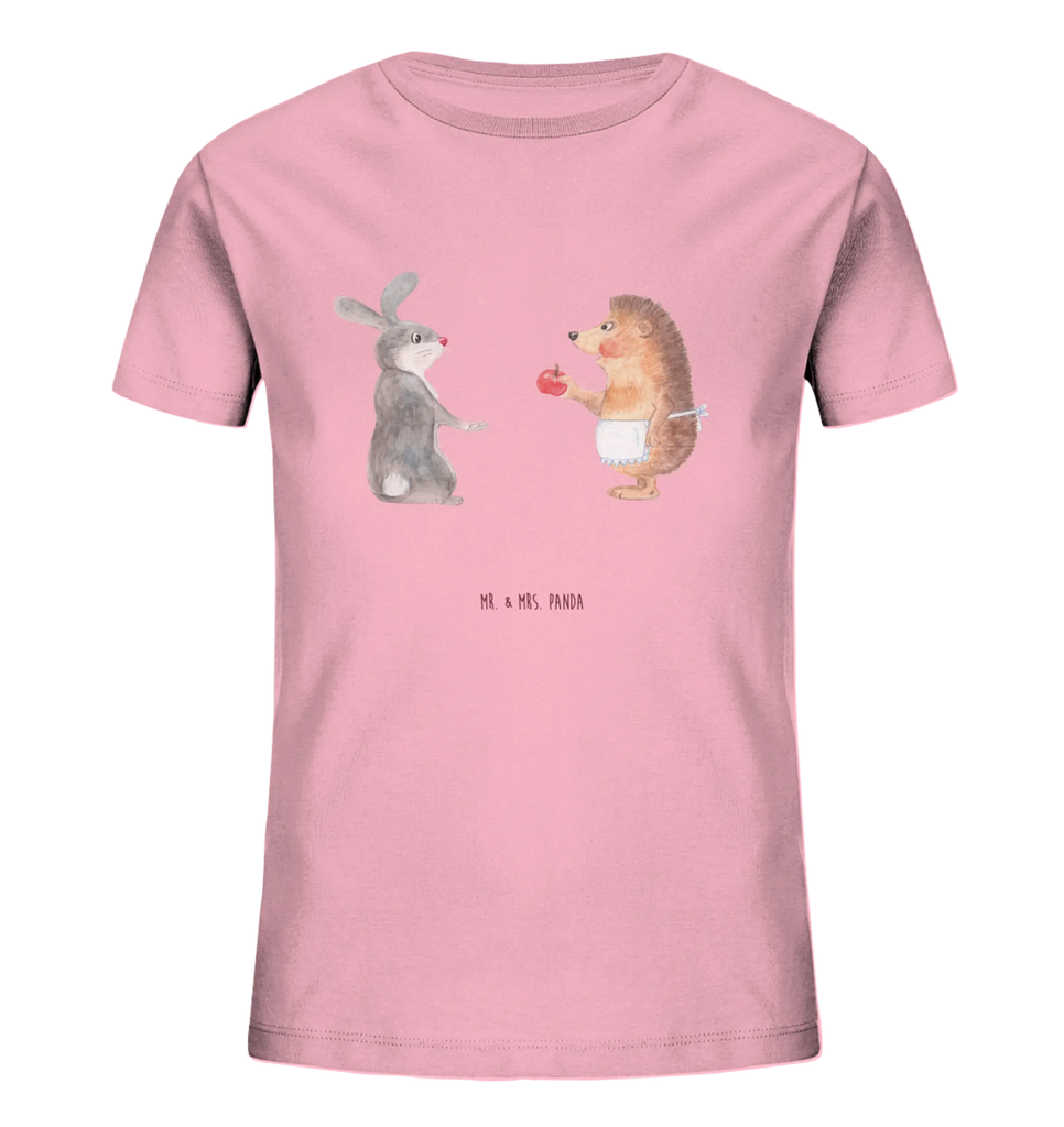 Organic Kinder T-Shirt Hase Igel Kinder T-Shirt, Kinder T-Shirt Mädchen, Kinder T-Shirt Jungen, Tiermotive, Gute Laune, lustige Sprüche, Tiere, Igel und Hase, Igel, Hase, Liebe Spruch, Liebeskummer Geschenk, Herzschmerz, Trösten, Trennungsschmerz, Spruch romantisch