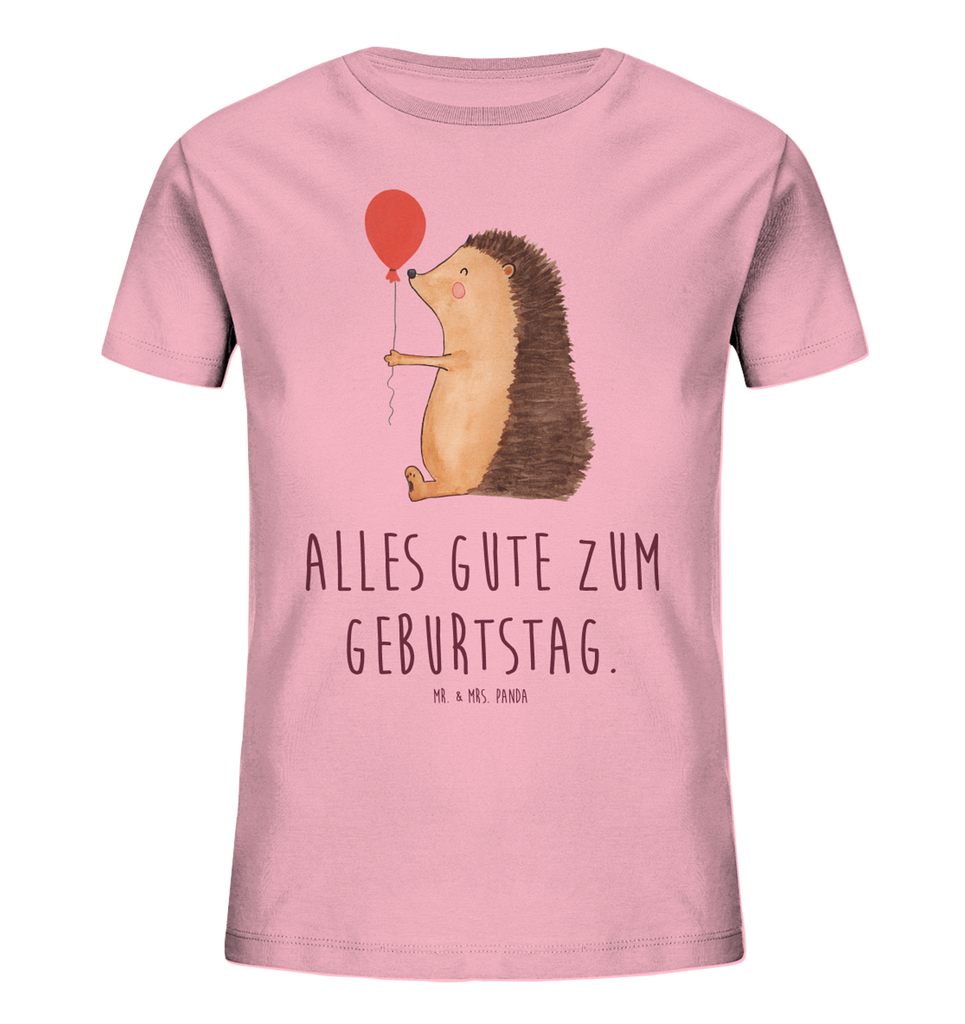 Organic Kinder T-Shirt Igel Luftballon Kinder T-Shirt, Kinder T-Shirt Mädchen, Kinder T-Shirt Jungen, Tiermotive, Gute Laune, lustige Sprüche, Tiere, Igel, Geburtstag, Herzlichen Glückwunsch, Glückwunsch, Geburtstagskind, Ballon, Happy Birthday