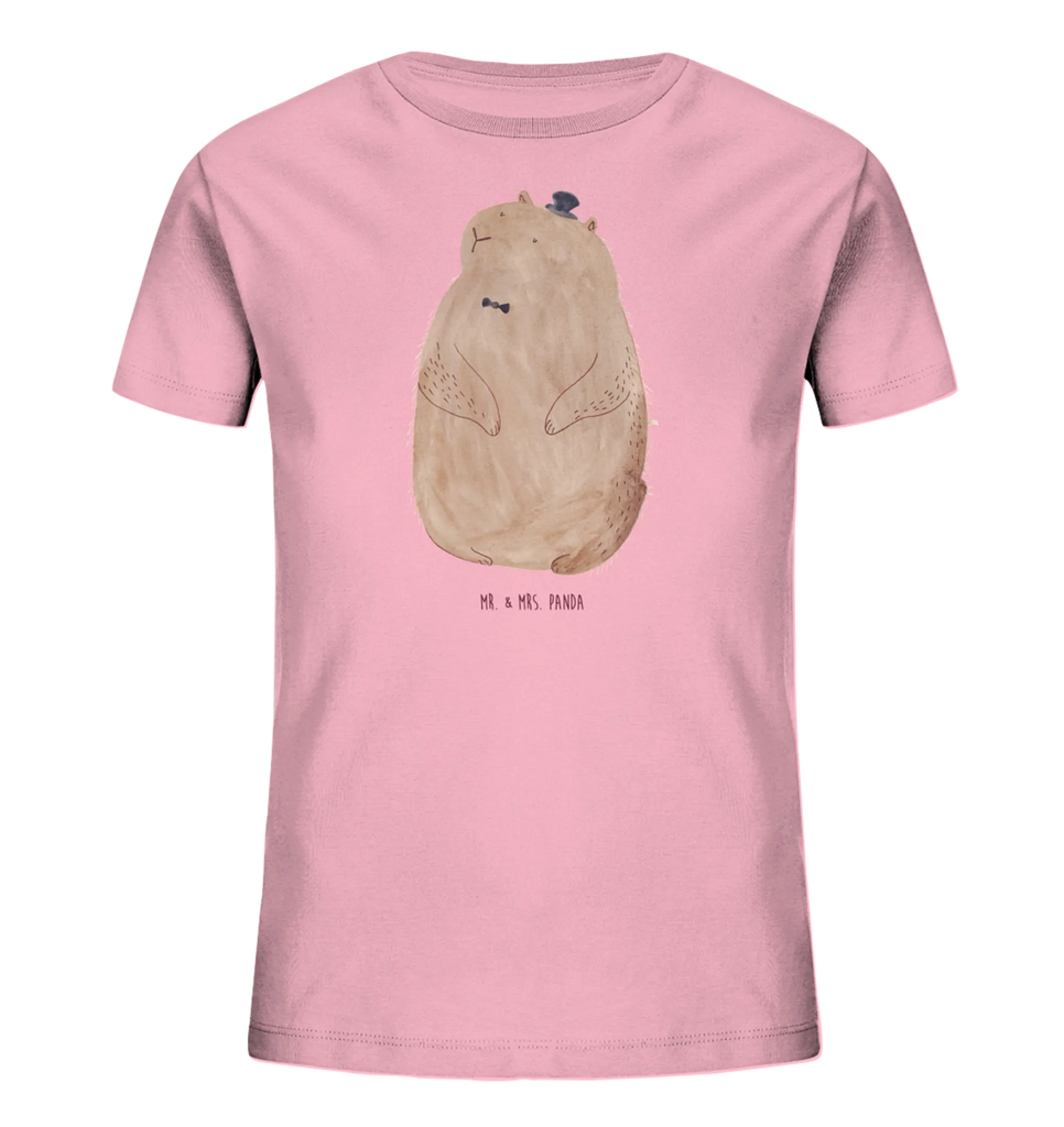 Organic Kinder T-Shirt Murmeltier Kinder T-Shirt, Kinder T-Shirt Mädchen, Kinder T-Shirt Jungen, Tiermotive, Gute Laune, lustige Sprüche, Tiere, Murmeltier, Knigge, Fröhlichkeit, Freundlichkeit, Respekt, Anstand