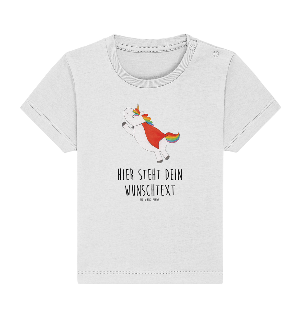 Personalisiertes Baby Shirt Einhorn Super Personalisiertes Baby T-Shirt, Personalisiertes Jungen Baby T-Shirt, Personalisiertes Mädchen Baby T-Shirt, Personalisiertes Shirt, Einhorn, Einhörner, Einhorn Deko, Pegasus, Unicorn, Traummann, Superheld, Held, Freundin, Geschenk, Girl, Mädchen