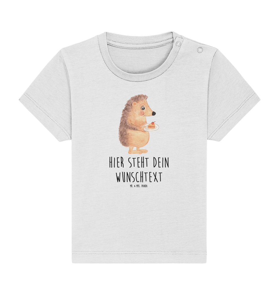 Personalisiertes Baby Shirt Igel Kuchenstück Personalisiertes Baby T-Shirt, Personalisiertes Jungen Baby T-Shirt, Personalisiertes Mädchen Baby T-Shirt, Personalisiertes Shirt, Tiermotive, Gute Laune, lustige Sprüche, Tiere, Igel, Essen Spruch, Kuchen, Backen Geschenk, Kuchen backen, Einladung Party, Geburtstagskuchen, Torte