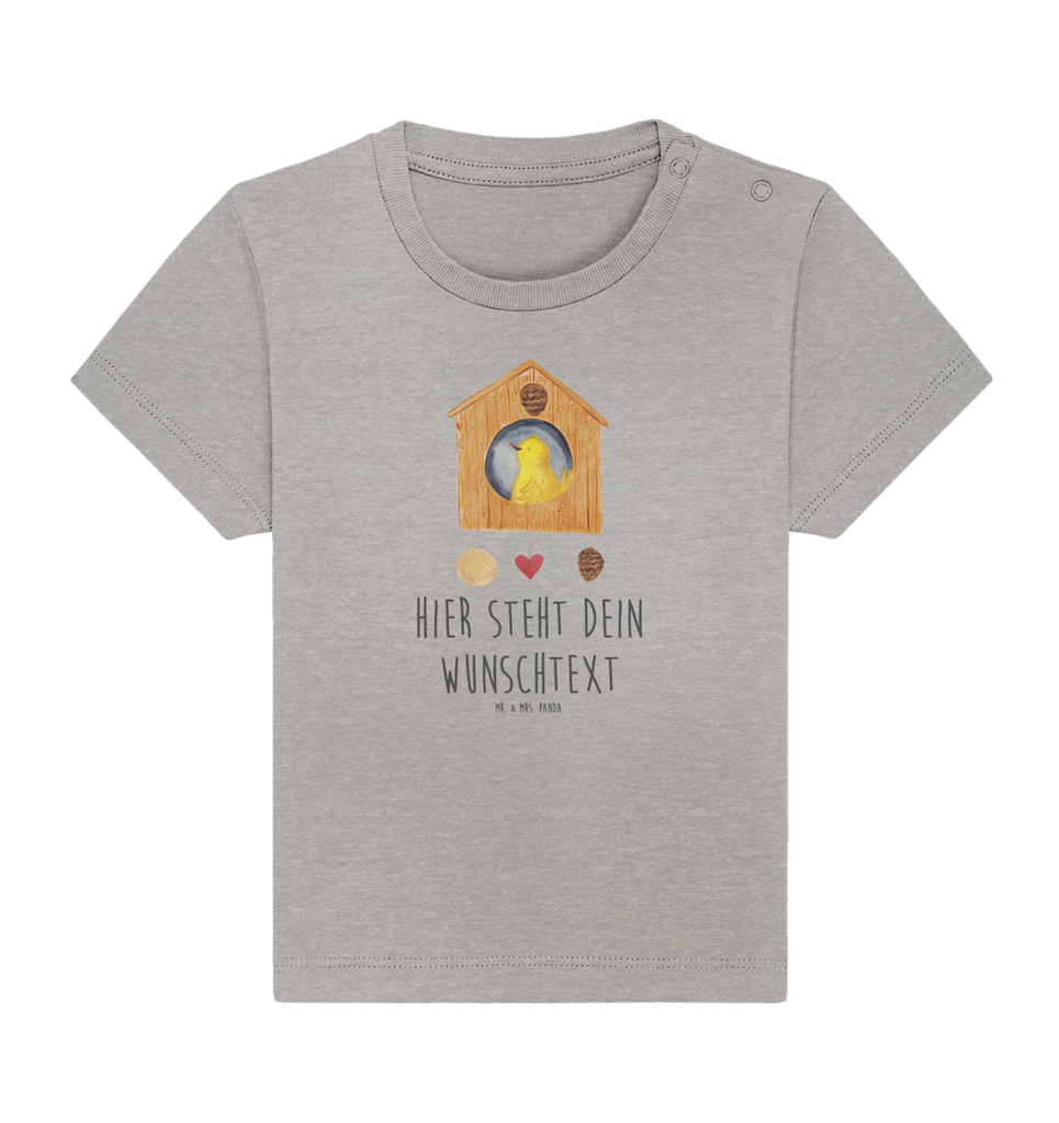 Personalisiertes Baby Shirt Vogelhaus Home Personalisiertes Baby T-Shirt, Personalisiertes Jungen Baby T-Shirt, Personalisiertes Mädchen Baby T-Shirt, Personalisiertes Shirt, Tiermotive, Gute Laune, lustige Sprüche, Tiere, Vogelhaus, Vogel, Home sweet Home, Einzug, Umzug, Geschenk, Einzugsgeschenk, Hausbau, Haus