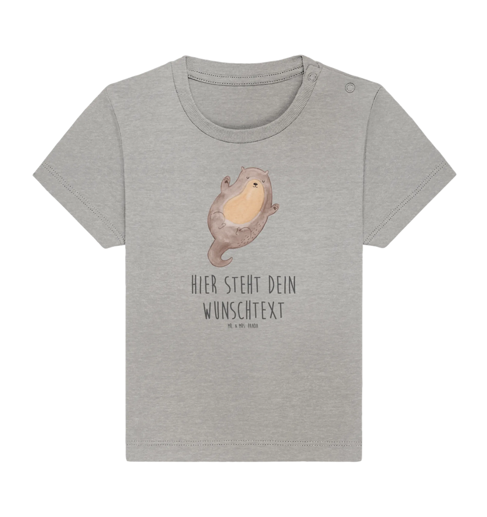 Personalisiertes Baby Shirt Otter Umarmen Personalisiertes Baby T-Shirt, Personalisiertes Jungen Baby T-Shirt, Personalisiertes Mädchen Baby T-Shirt, Personalisiertes Shirt, Otter, Fischotter, Seeotter, Otter Seeotter See Otter