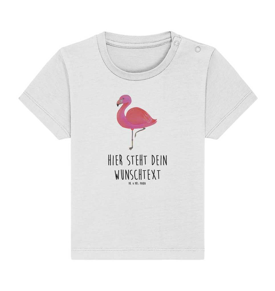 Personalisiertes Baby Shirt Flamingo Classic Personalisiertes Baby T-Shirt, Personalisiertes Jungen Baby T-Shirt, Personalisiertes Mädchen Baby T-Shirt, Personalisiertes Shirt, Flamingo, Einzigartig, Selbstliebe, Stolz, ich, für mich, Spruch, Freundin, Freundinnen, Außenseiter, Sohn, Tochter, Geschwister