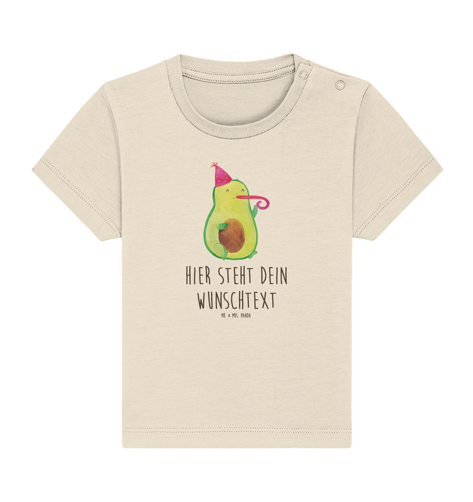 Personalisiertes Baby Shirt Avocado Feier Personalisiertes Baby T-Shirt, Personalisiertes Jungen Baby T-Shirt, Personalisiertes Mädchen Baby T-Shirt, Personalisiertes Shirt, Avocado, Veggie, Vegan, Gesund, Party, Feierlichkeit, Feier, Fete, Geburtstag, Gute Laune, Tröte