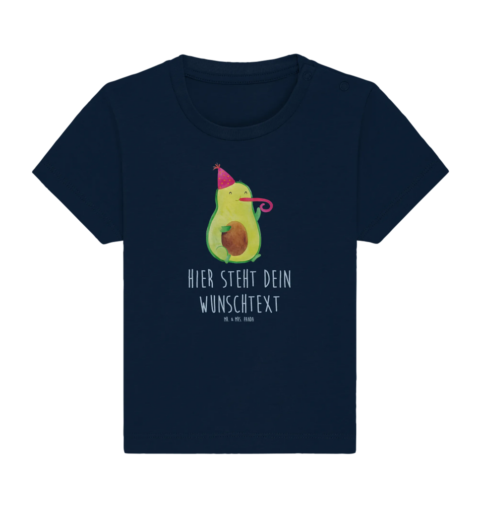 Personalisiertes Baby Shirt Avocado Feier Personalisiertes Baby T-Shirt, Personalisiertes Jungen Baby T-Shirt, Personalisiertes Mädchen Baby T-Shirt, Personalisiertes Shirt, Avocado, Veggie, Vegan, Gesund, Party, Feierlichkeit, Feier, Fete, Geburtstag, Gute Laune, Tröte