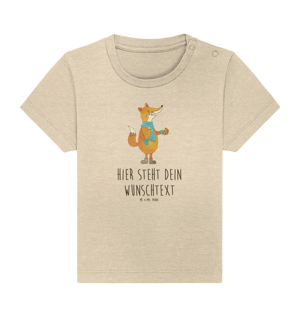 Personalisiertes Baby Shirt Fuchs Keks Personalisiertes Baby T-Shirt, Personalisiertes Jungen Baby T-Shirt, Personalisiertes Mädchen Baby T-Shirt, Personalisiertes Shirt, Fuchs, Füchse, Backen Spruch, Kekse, Winter, Weihnachtszeit, Plätzchen, Liebe, Küche Deko