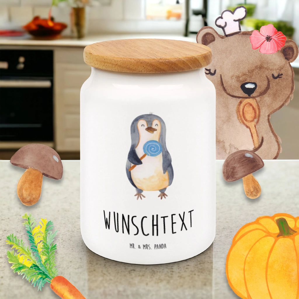 Personalisierte Vorratsdose Pinguin Lolli Personalisierte Vorratsdose, Personalisierte Keksdose, Personalisierte Keramikdose, Personalisierte Leckerlidose, Personalisierte Dose, Personalisierter Vorratsbehälter, Personalisierte Aufbewahrungsdose, Pinguin, Pinguine, Lolli, Süßigkeiten, Blödsinn, Spruch, Rebell, Gauner, Ganove, Rabauke