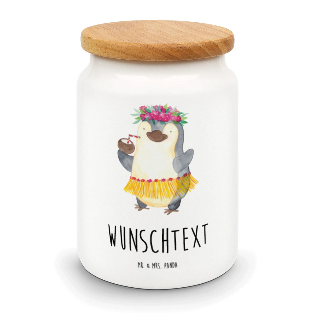 Personalisierte Vorratsdose Pinguin Kokosnuss Personalisierte Vorratsdose, Personalisierte Keksdose, Personalisierte Keramikdose, Personalisierte Leckerlidose, Personalisierte Dose, Personalisierter Vorratsbehälter, Personalisierte Aufbewahrungsdose, Pinguin, Aloha, Hawaii, Urlaub, Kokosnuss, Pinguine