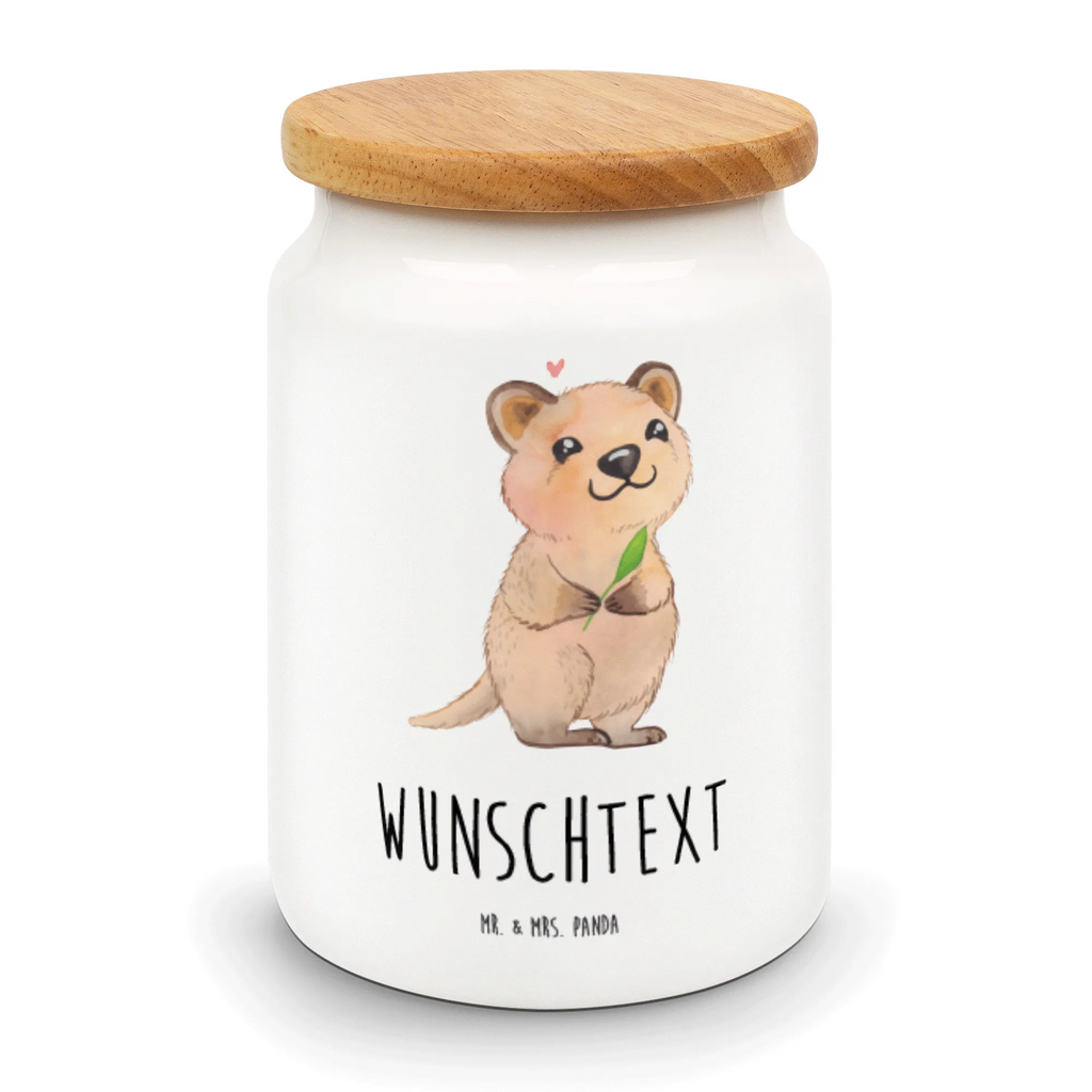 Personalisierte Vorratsdose Quokka Happy Personalisierte Vorratsdose, Personalisierte Keksdose, Personalisierte Keramikdose, Personalisierte Leckerlidose, Personalisierte Dose, Personalisierter Vorratsbehälter, Personalisierte Aufbewahrungsdose, Tiermotive, Gute Laune, lustige Sprüche, Tiere, Quokka, Verschieben, Aufschieberitis, Lustiger Spruch, Niedliches Tier, Dinge erledigen