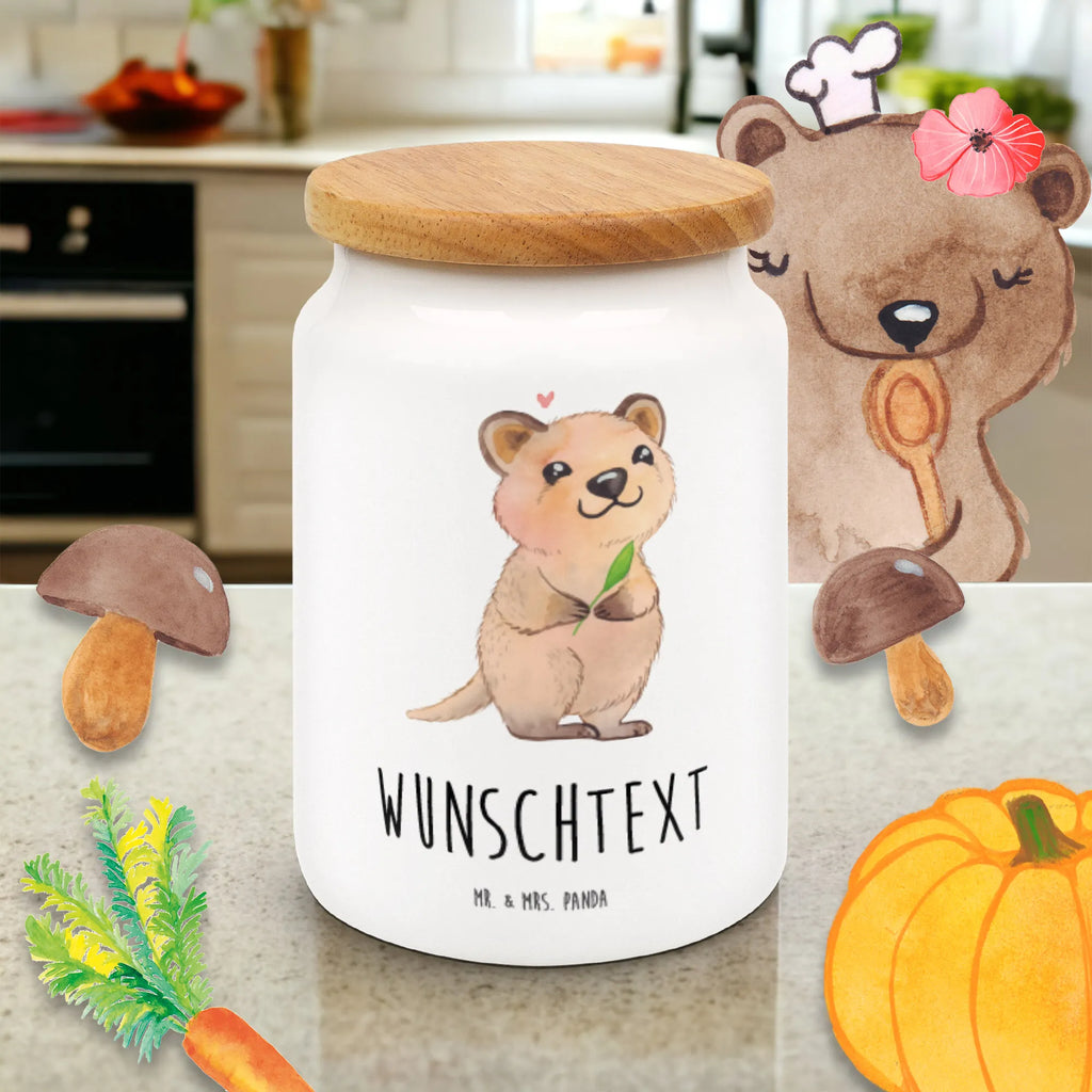 Personalisierte Vorratsdose Quokka Happy Personalisierte Vorratsdose, Personalisierte Keksdose, Personalisierte Keramikdose, Personalisierte Leckerlidose, Personalisierte Dose, Personalisierter Vorratsbehälter, Personalisierte Aufbewahrungsdose, Tiermotive, Gute Laune, lustige Sprüche, Tiere, Quokka, Verschieben, Aufschieberitis, Lustiger Spruch, Niedliches Tier, Dinge erledigen