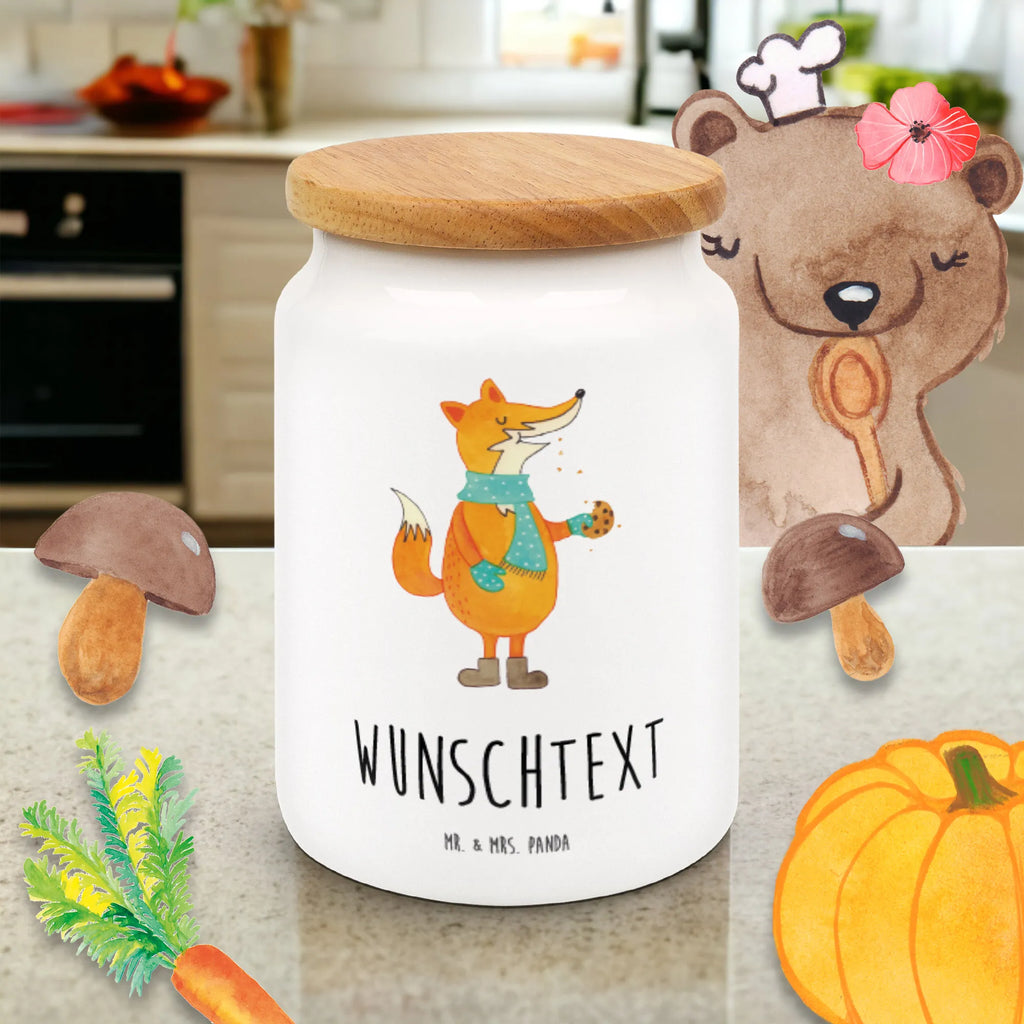 Personalisierte Vorratsdose Fuchs Keks Personalisierte Vorratsdose, Personalisierte Keksdose, Personalisierte Keramikdose, Personalisierte Leckerlidose, Personalisierte Dose, Personalisierter Vorratsbehälter, Personalisierte Aufbewahrungsdose, Fuchs, Füchse, Backen Spruch, Kekse, Winter, Weihnachtszeit, Plätzchen, Liebe, Küche Deko